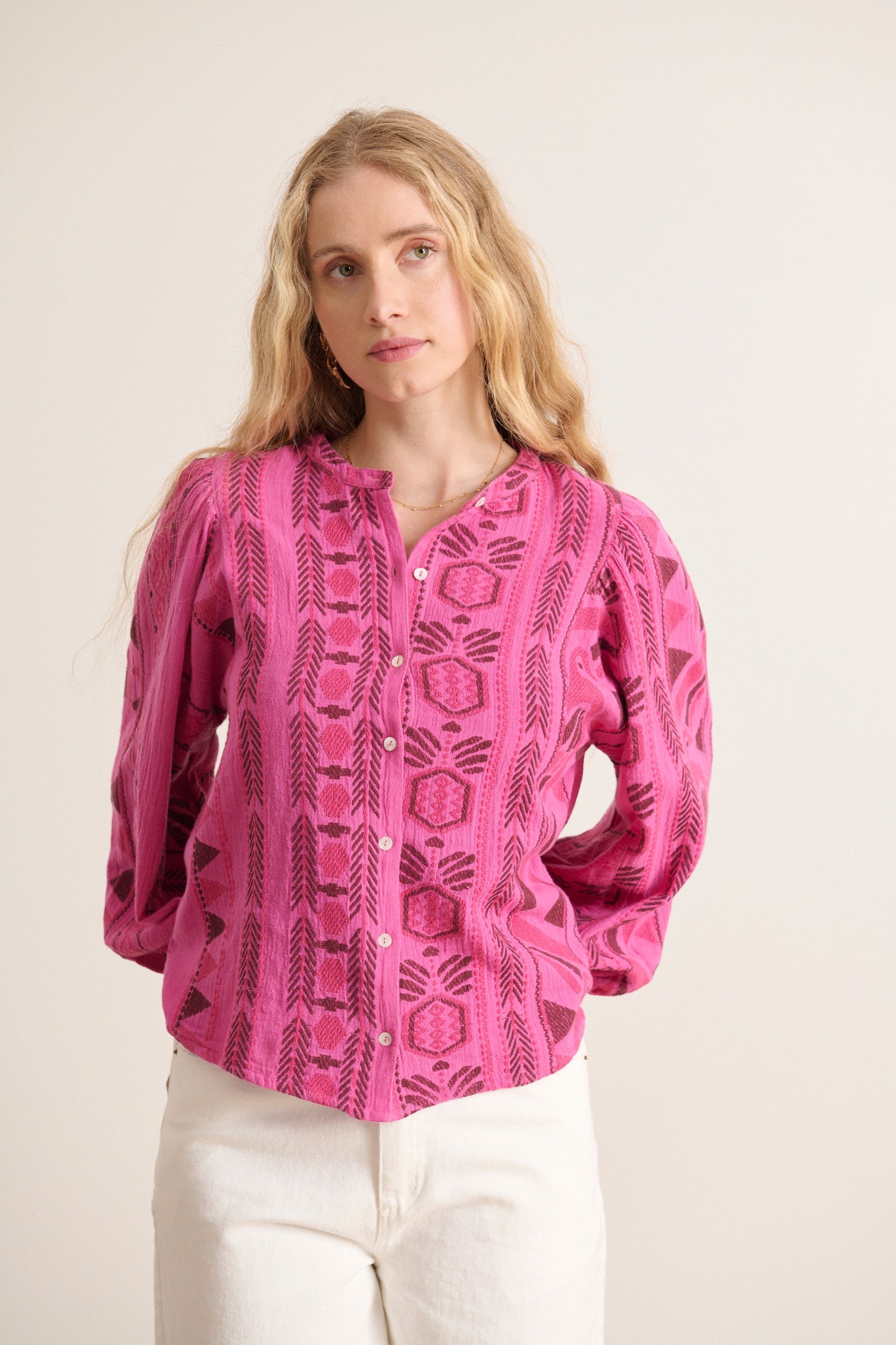 Blouse Gelina 0886 Rose