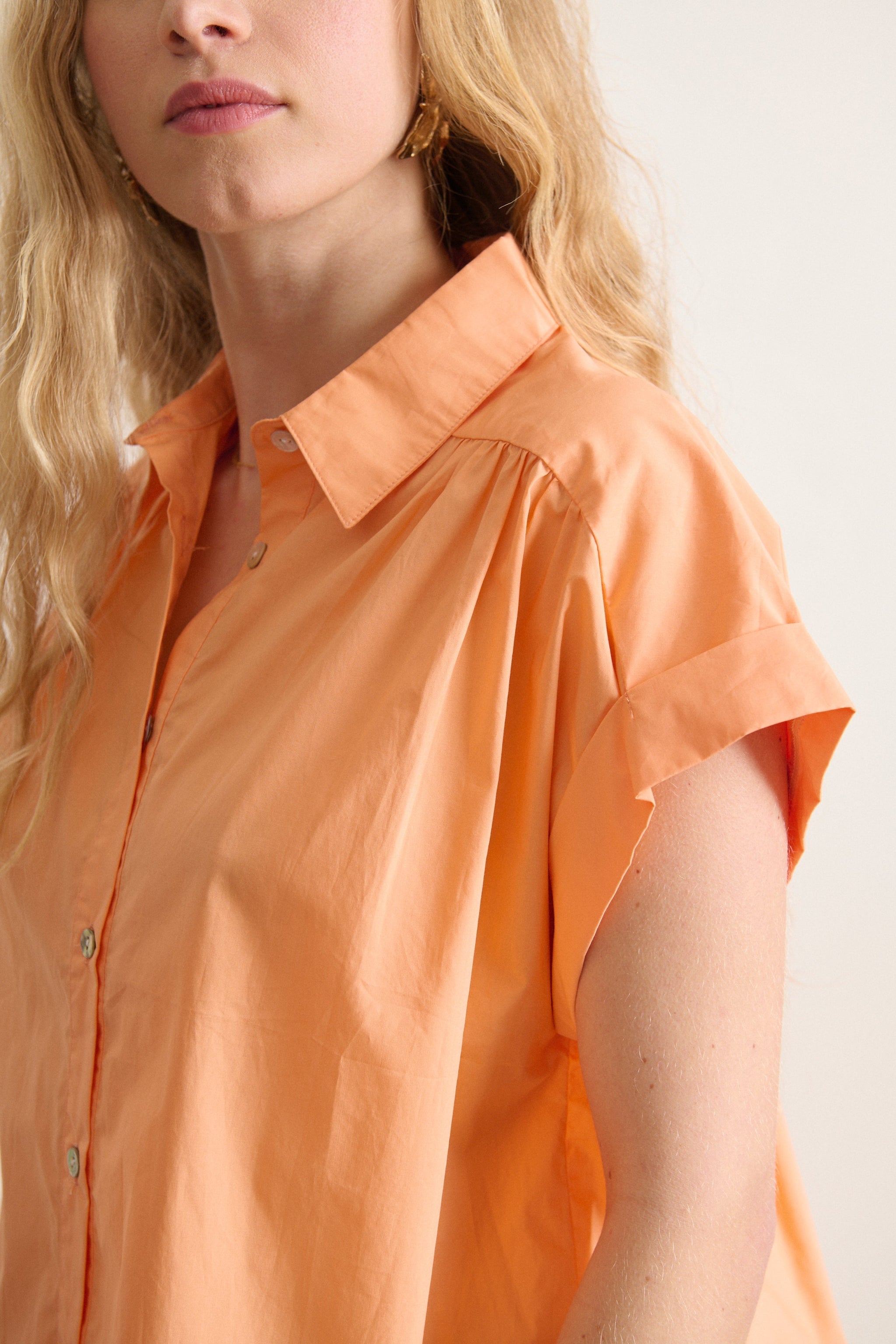 Blouse Levain 0851 Levain Shirt Orange