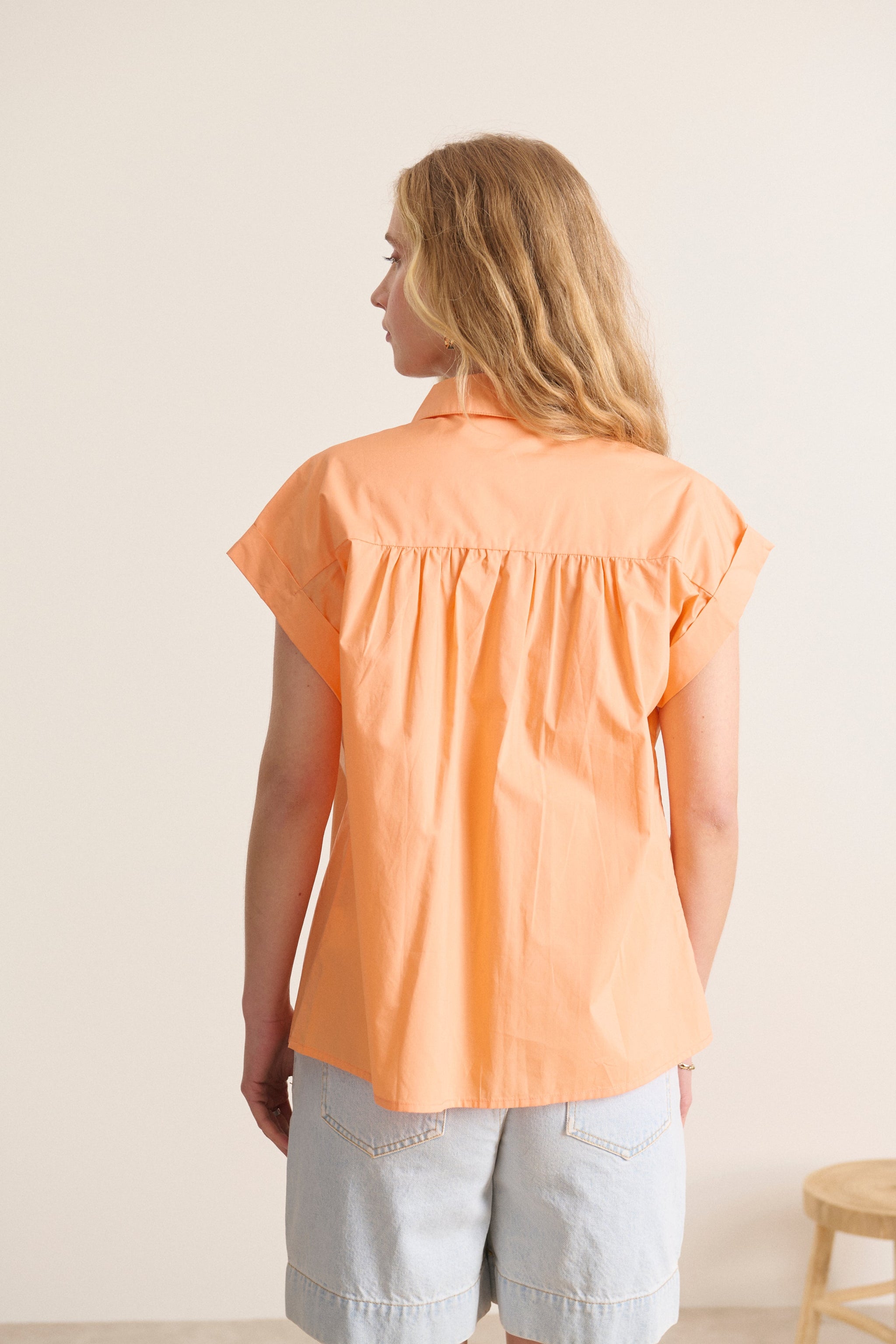 Blouse Levain 0851 Levain Shirt Orange