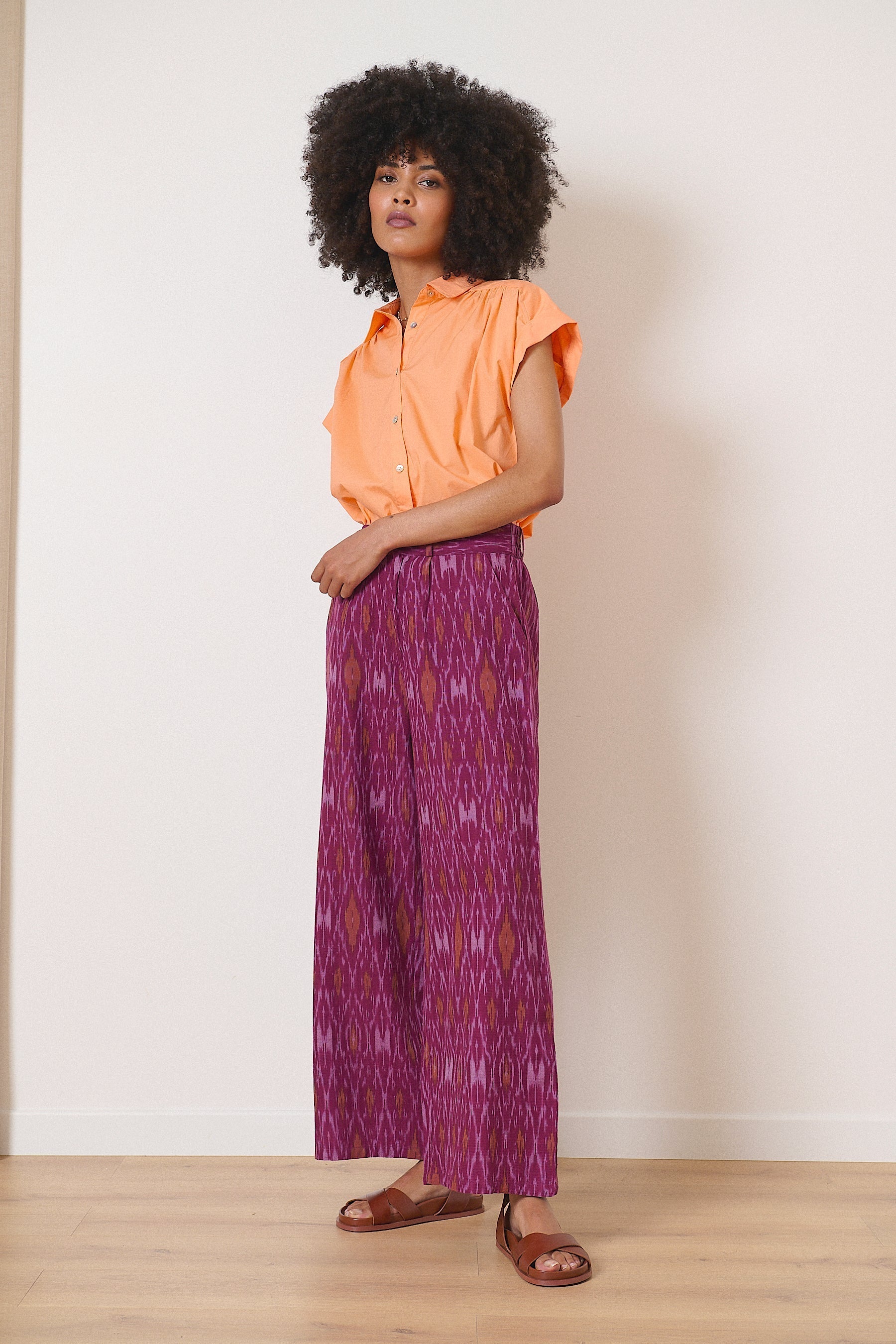 Blouse Levain 0851 Levain Shirt Orange