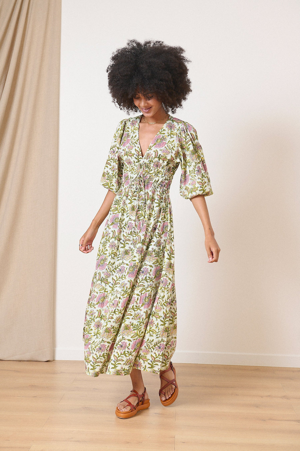 Dress Vanina 0907 Robe Vanina 0907 Kaki