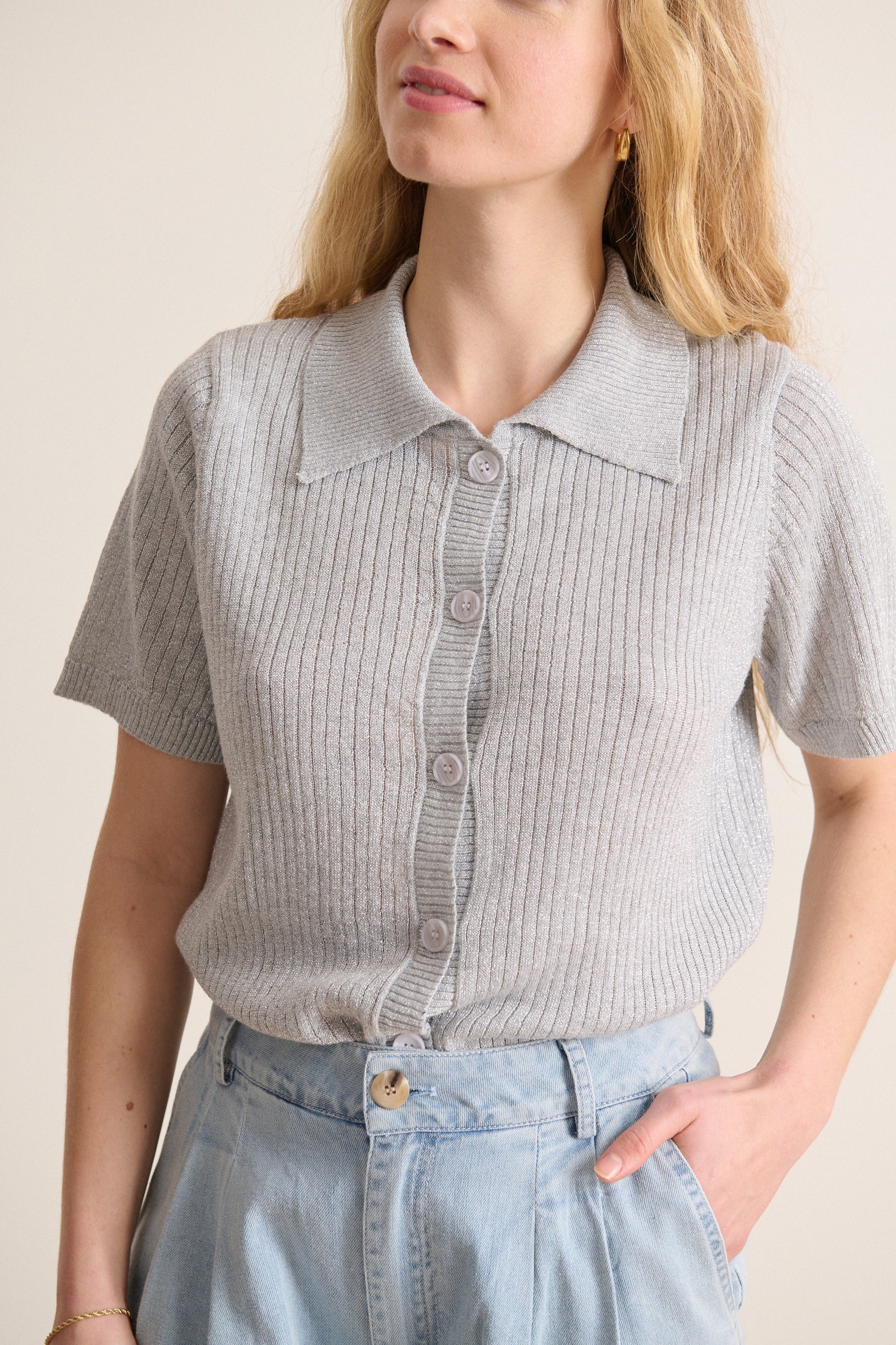 Cardigan Silas 3253 Top Silas Silver