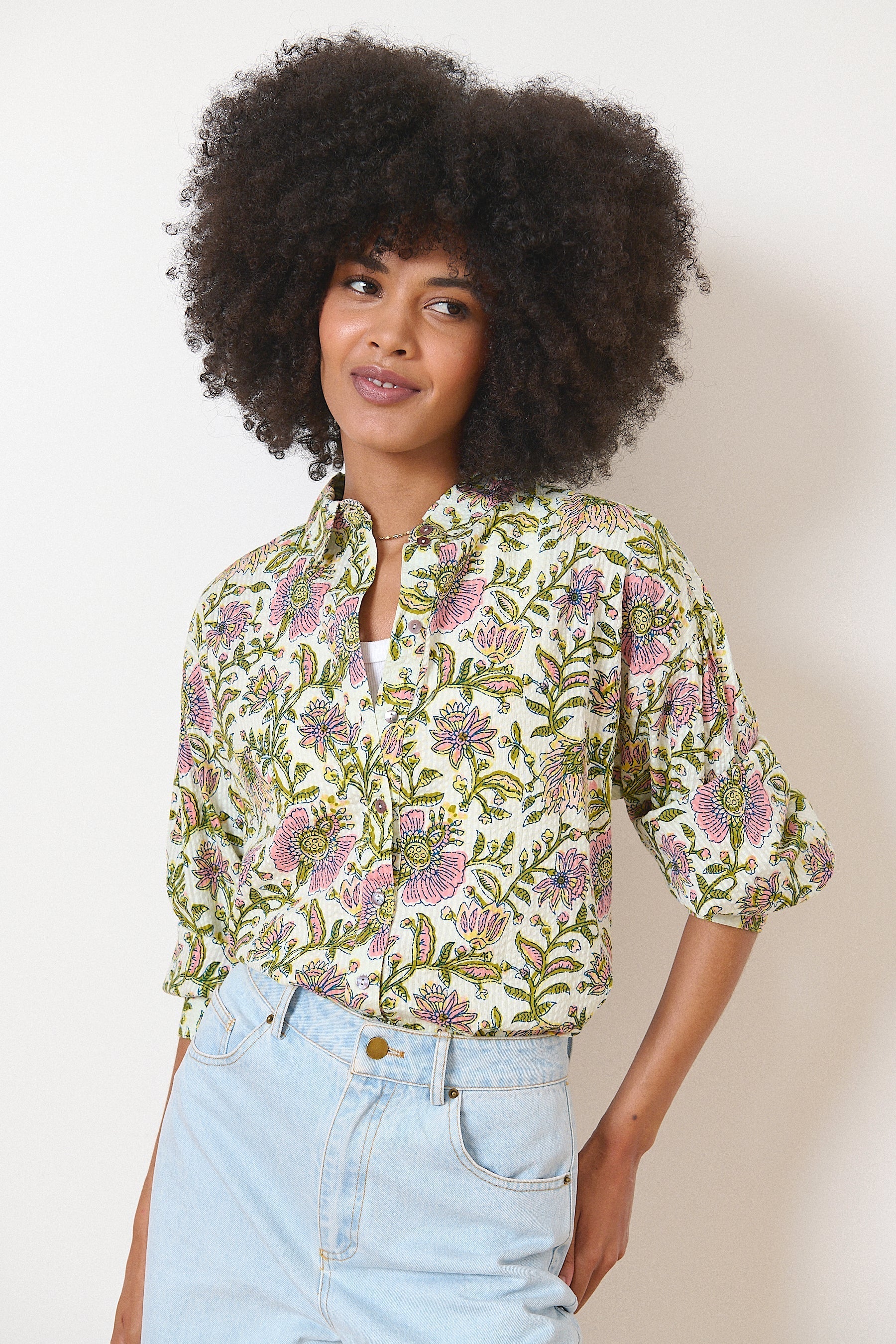 Shirt Velvet 0906 Kaki