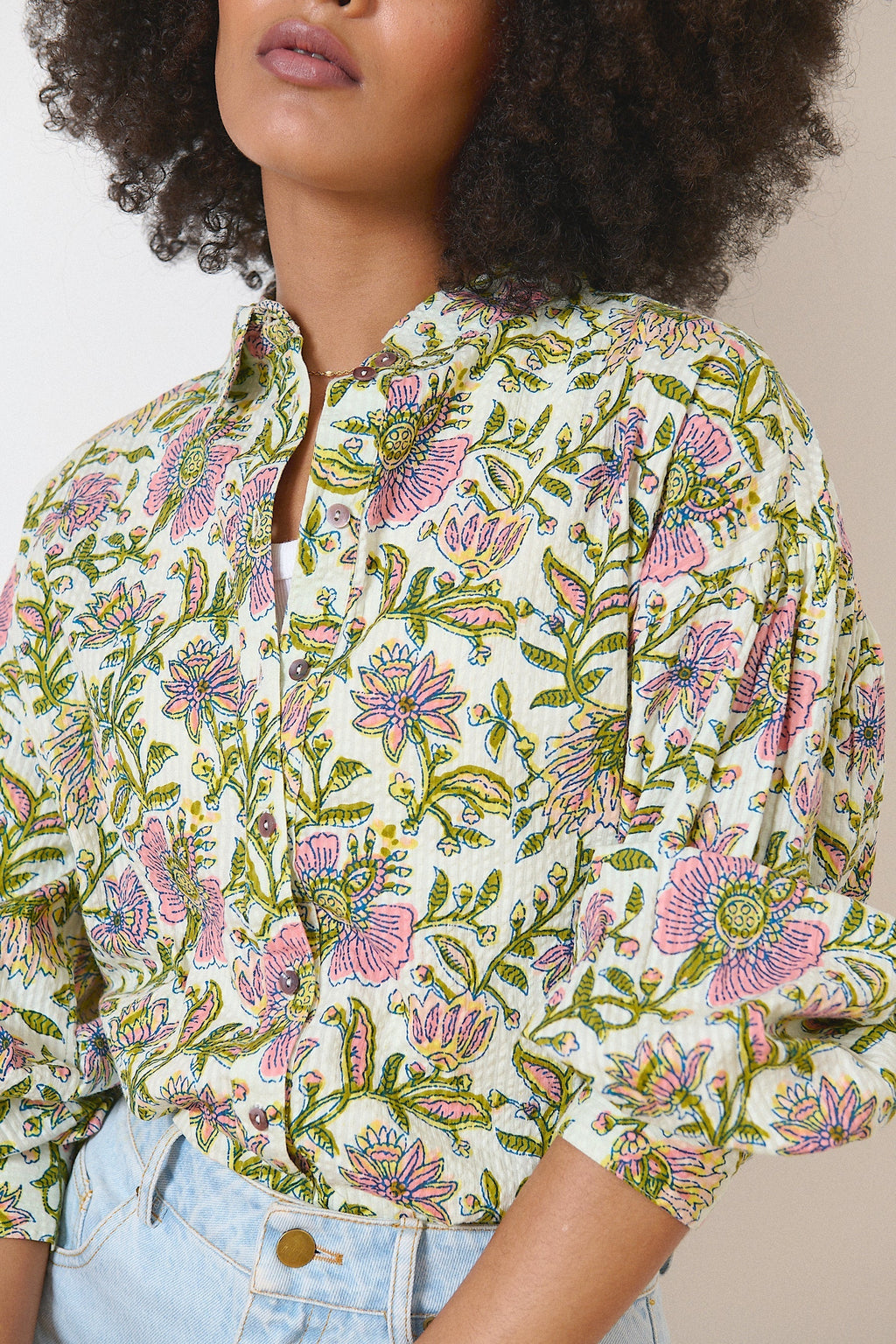 Shirt Velvet 0906 Kaki