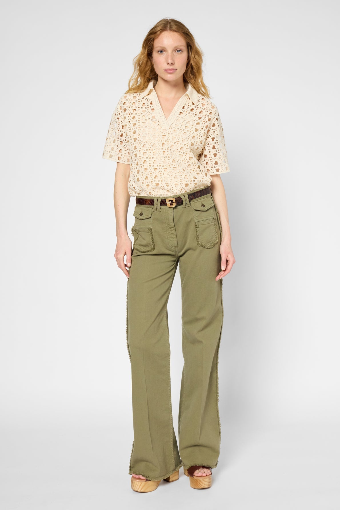 Jean Anna Dbp67b326 Khaki-Green