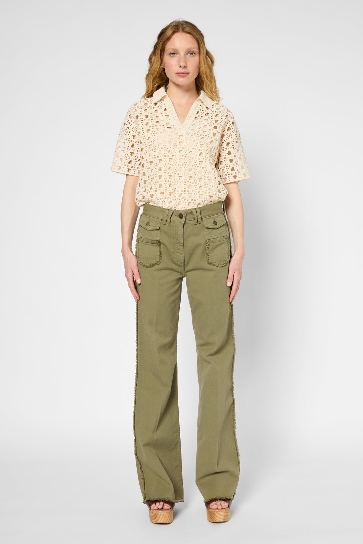 Jean Anna Dbp67b326 Khaki-Green