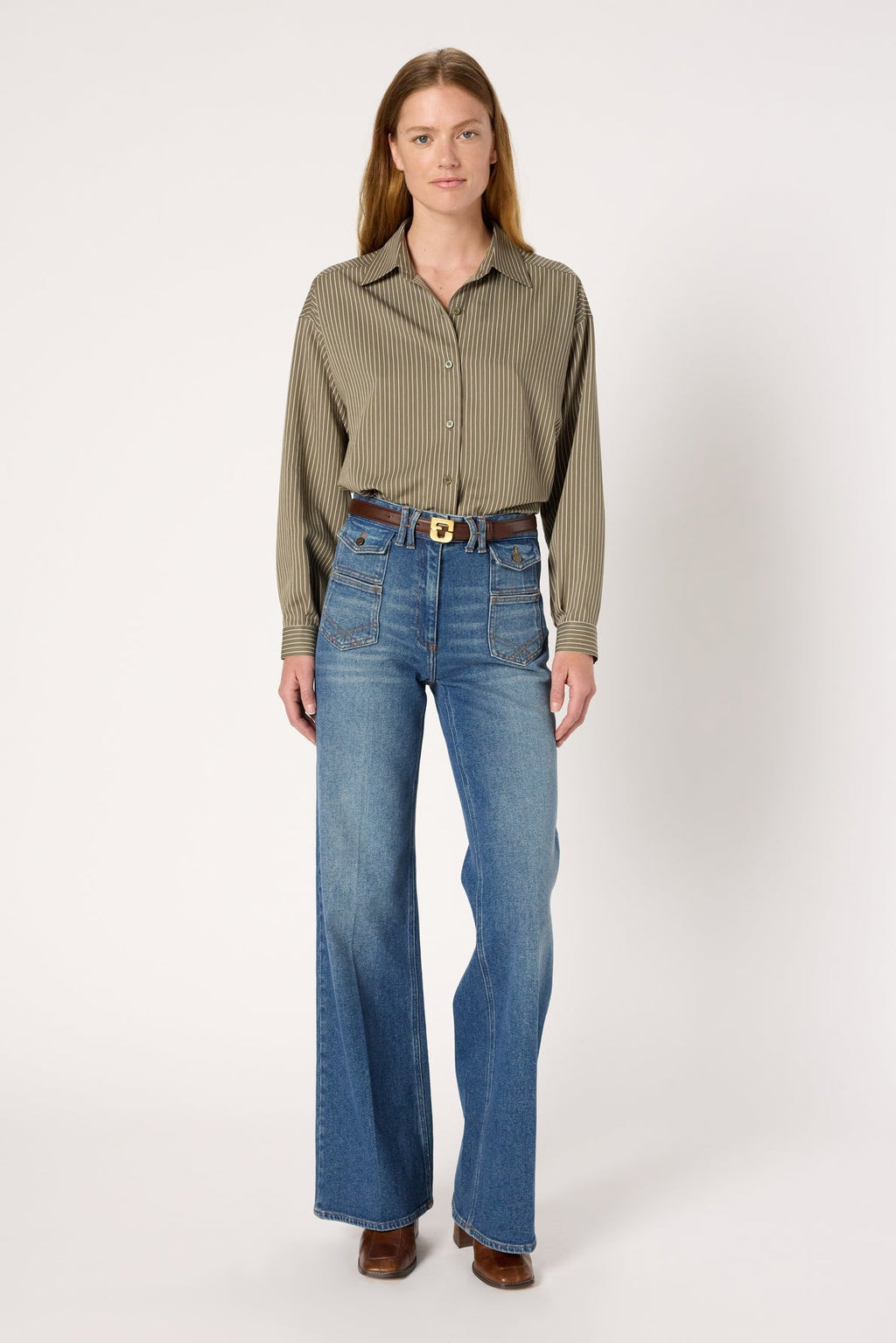 Blouse Azelie Dcc51c143 Khaki-Green