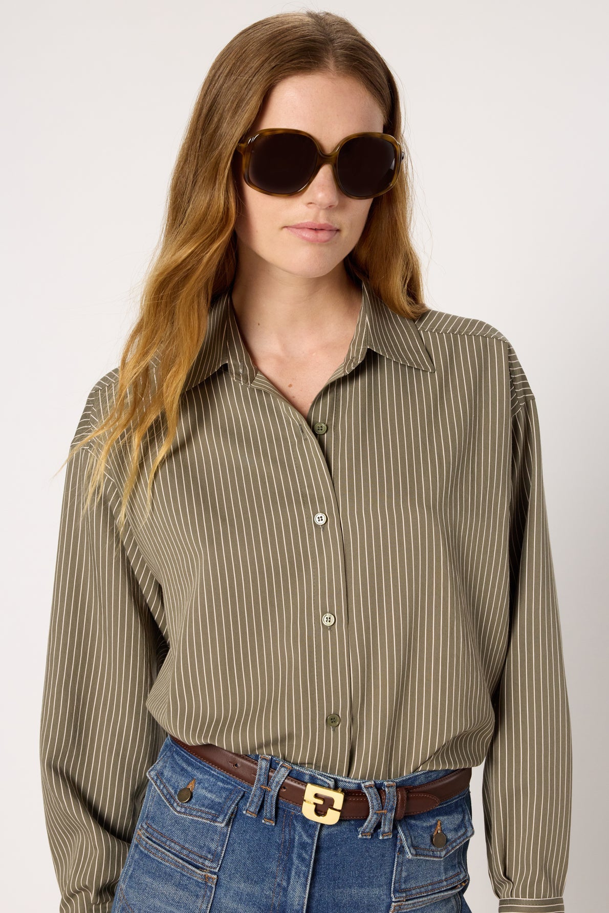 Blouse Azelie Dcc51c143 Khaki-Green