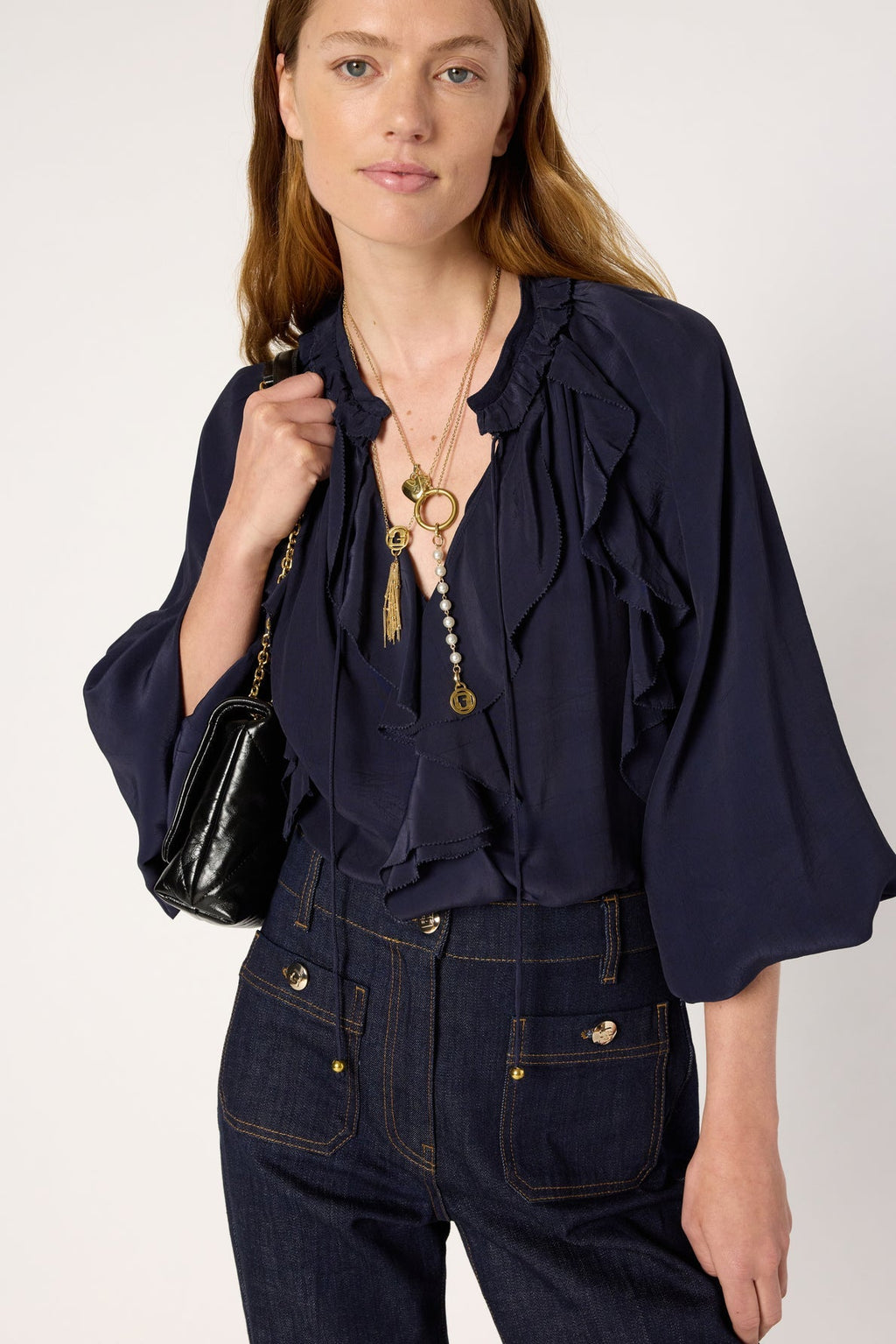 Blouse Agnella Dcc57c335 Navy