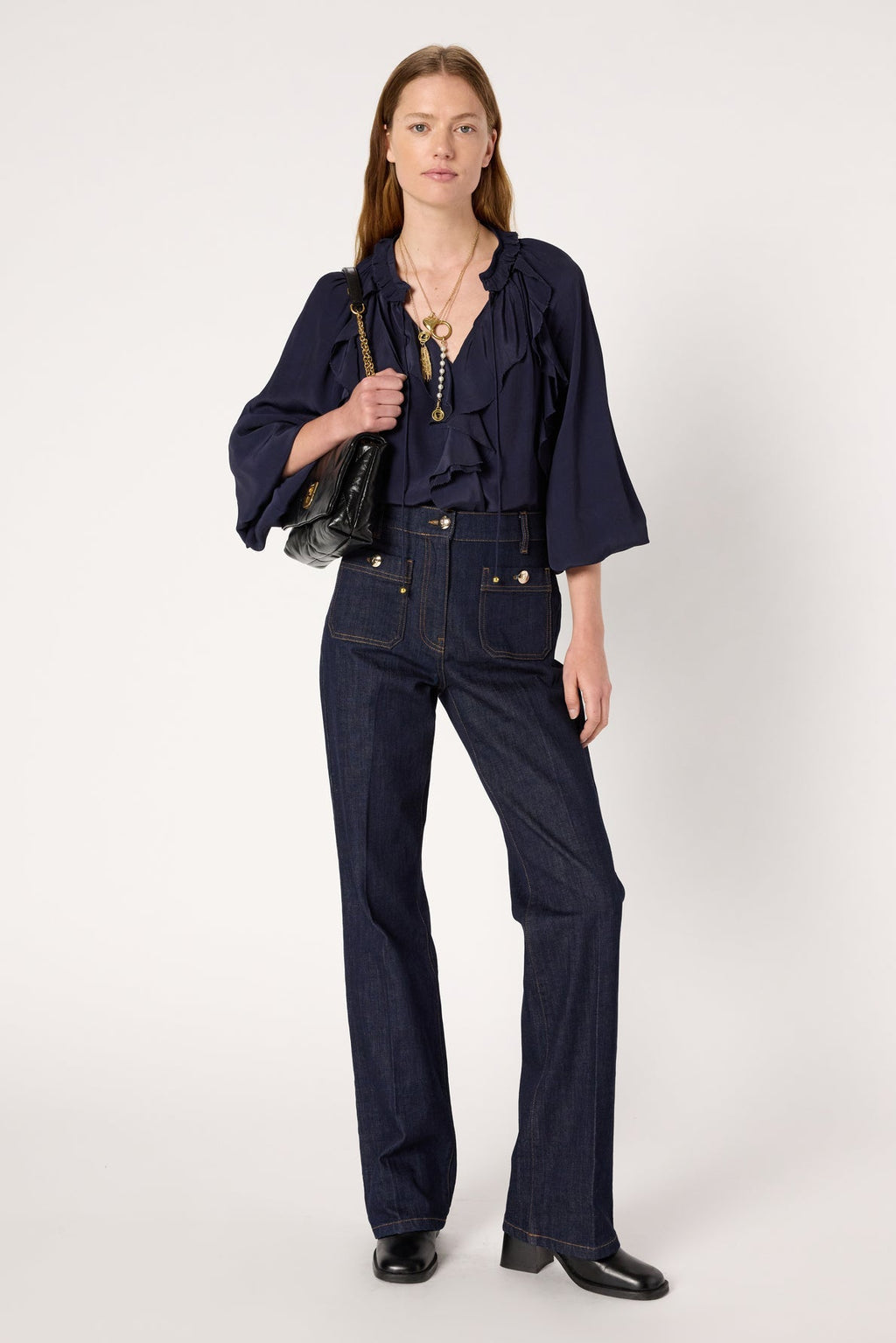 Blouse Agnella Dcc57c335 Navy