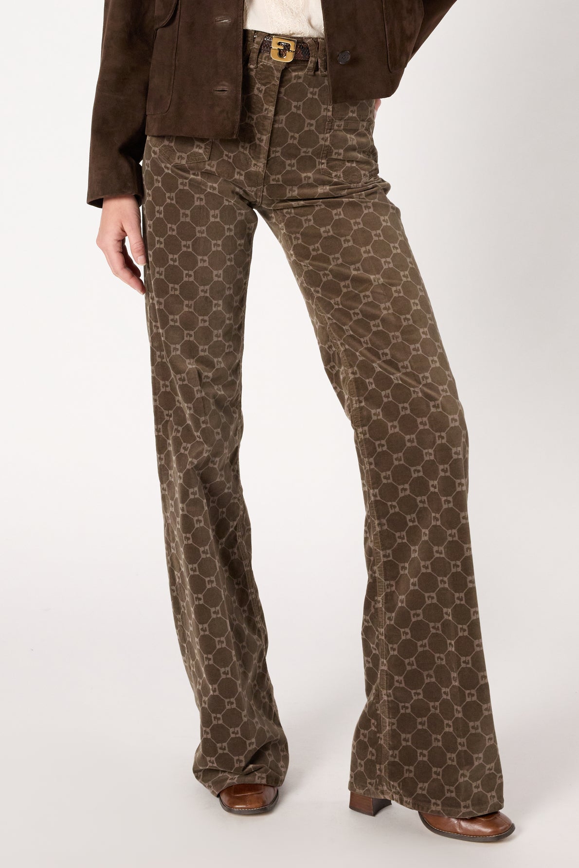 Trouser Anna Dcp01c330 Coffee