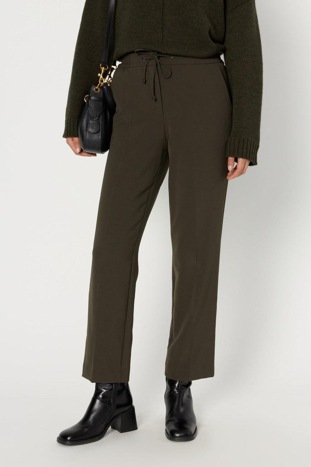 Trouser Clarael Dcp16c079 Khaki-Green