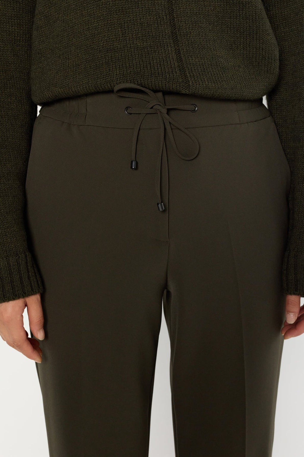 Trouser Clarael Dcp16c079 Khaki-Green