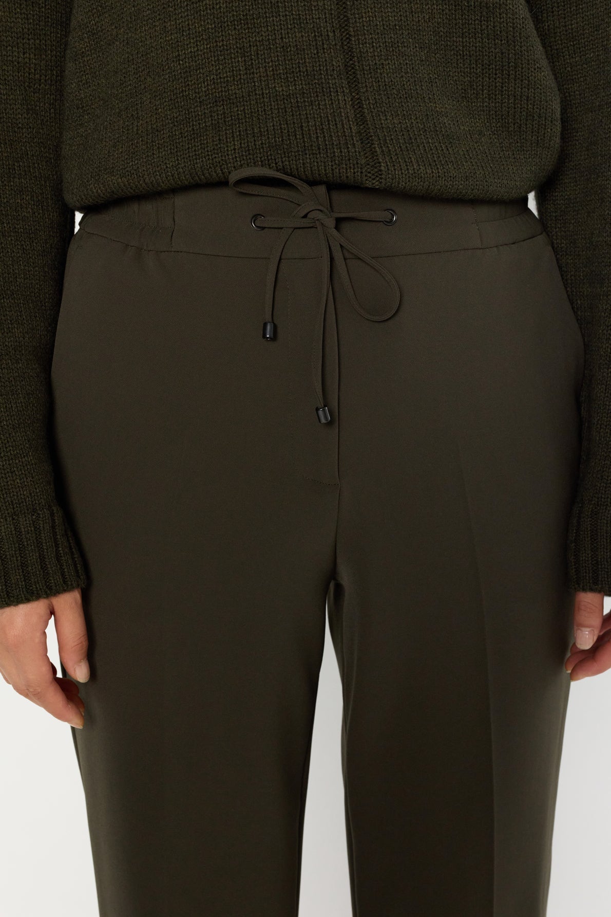 Trouser Clarael Dcp16c079 Khaki-Green