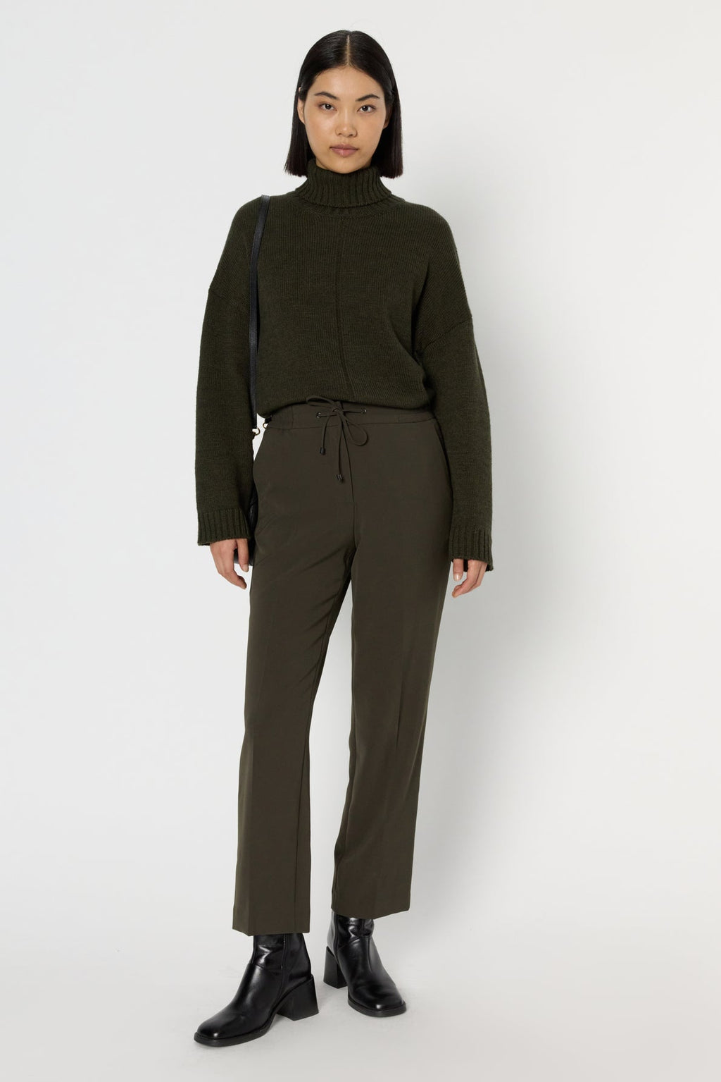 Trouser Clarael Dcp16c079 Khaki-Green