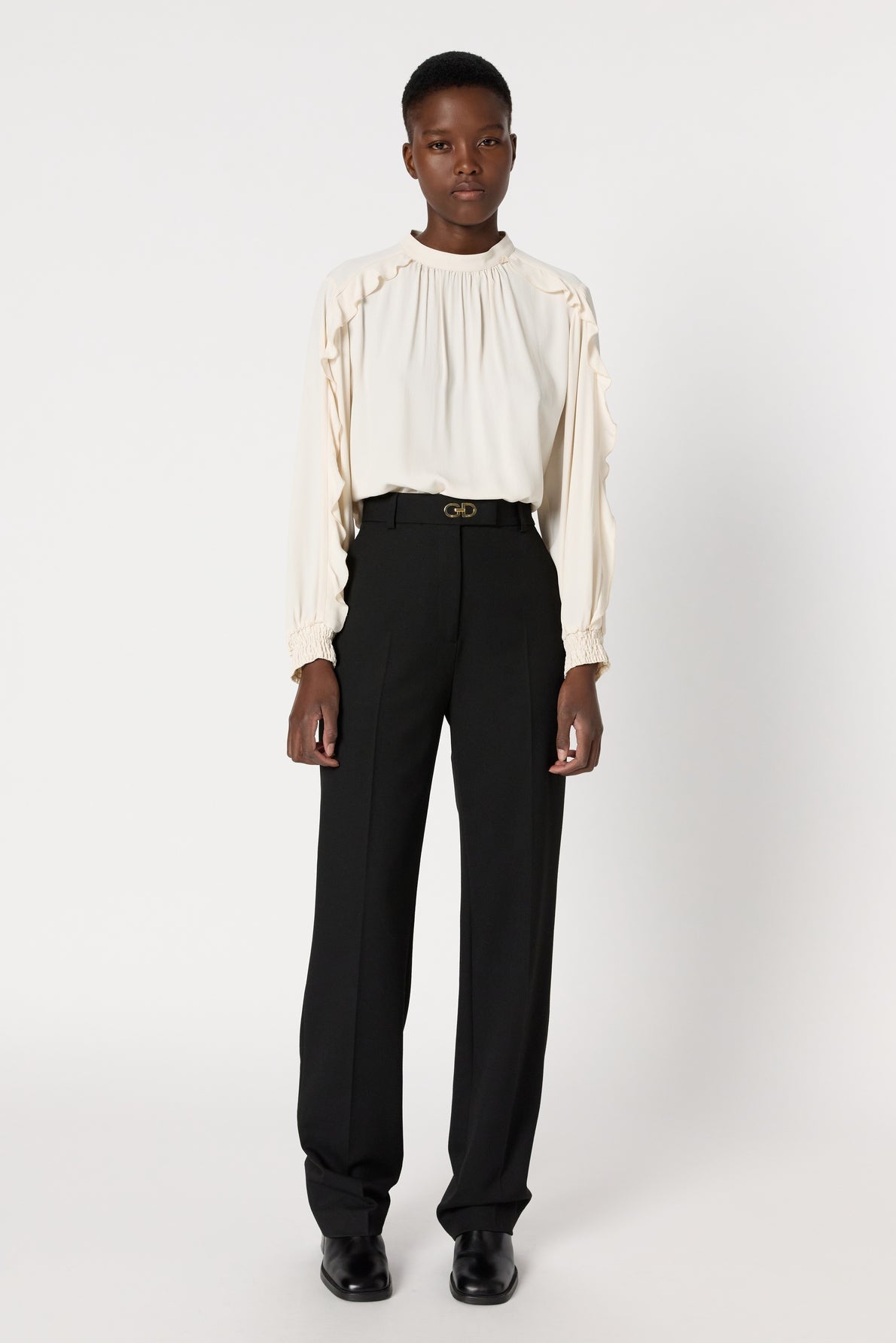 Trouser Caroline Dcp43c076 Black