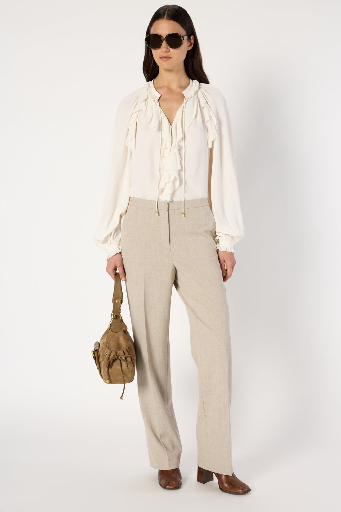 Trouser Cecile Dcp84c076 Sand