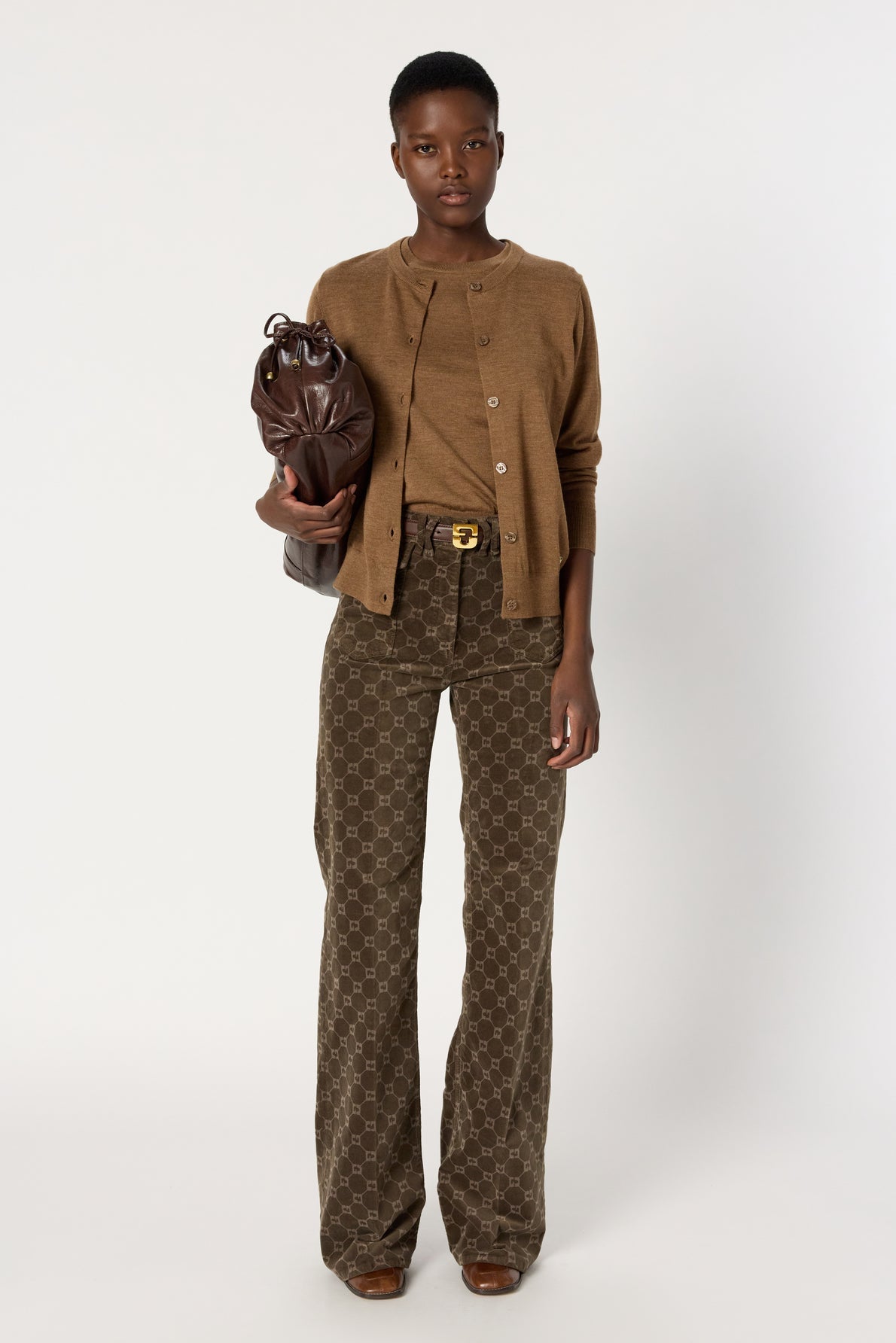 Pullover/vest Estelle Dcu01c222 Camel