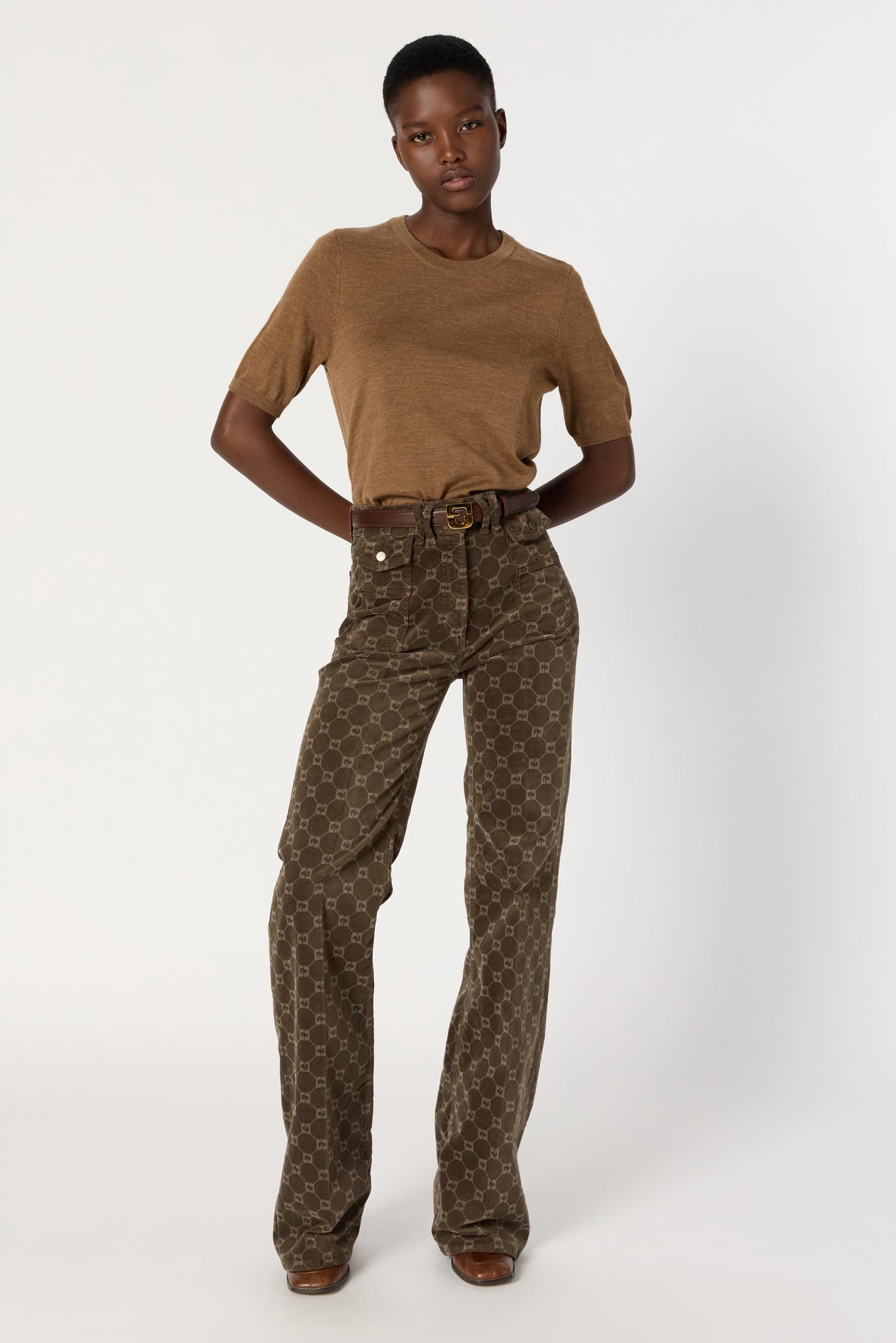 Pullover/vest Elsa Dcu02c222 Camel