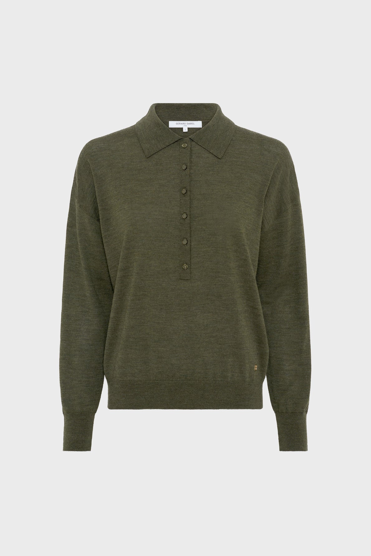 Pullover/vest Emeline Dcu04c222 Khaki-Green