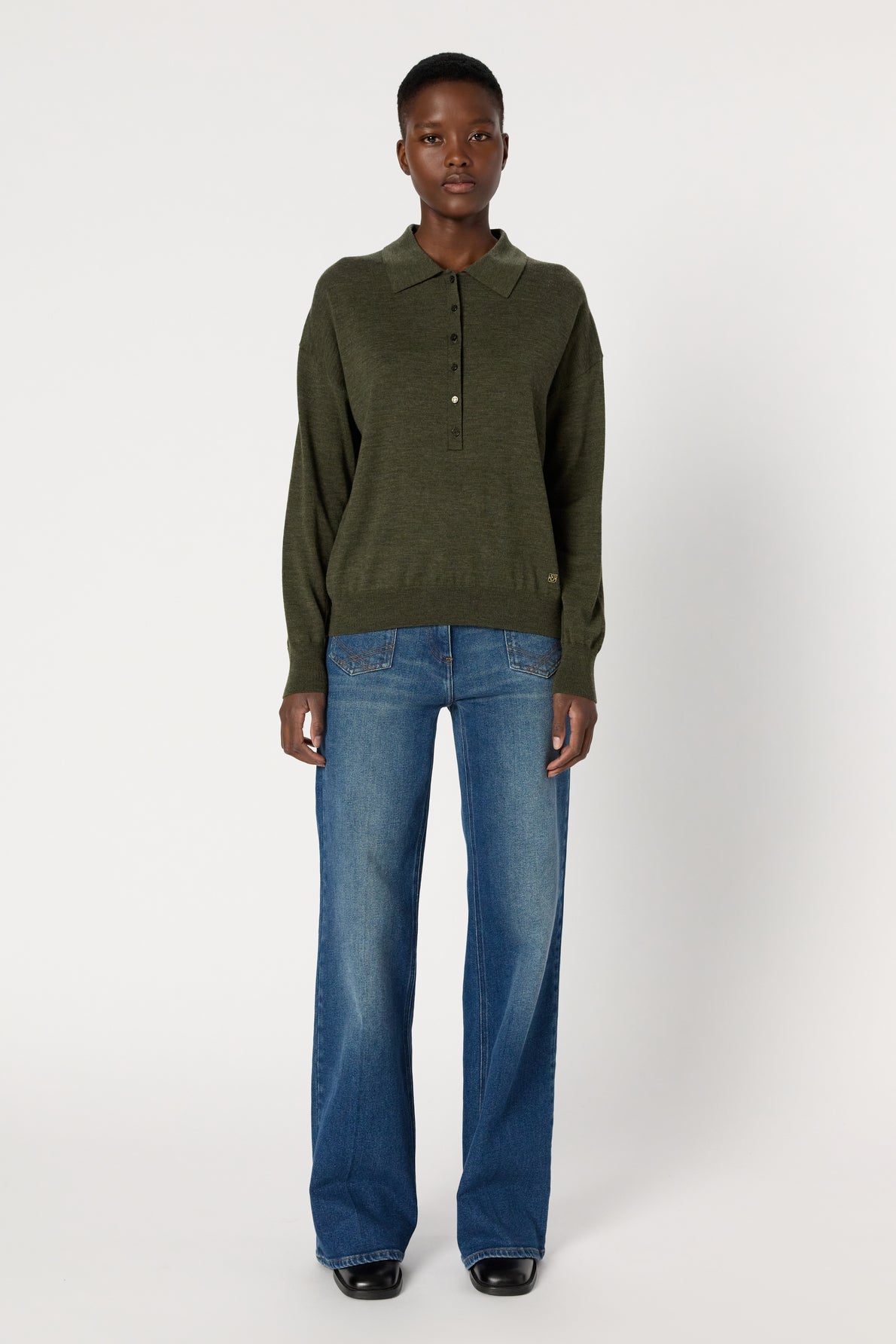 Pullover/vest Emeline Dcu04c222 Khaki-Green