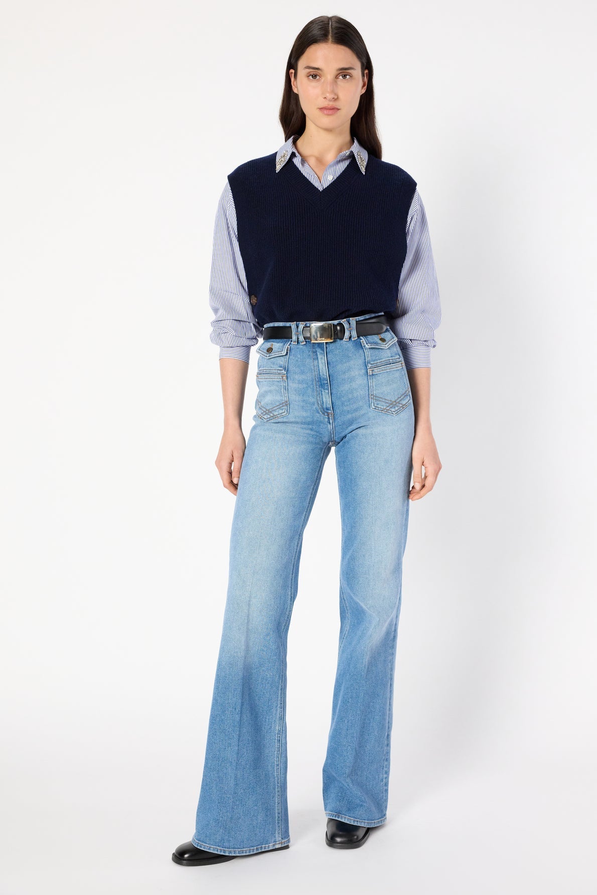 Pullover/vest Evita Dcu06c231 Navy