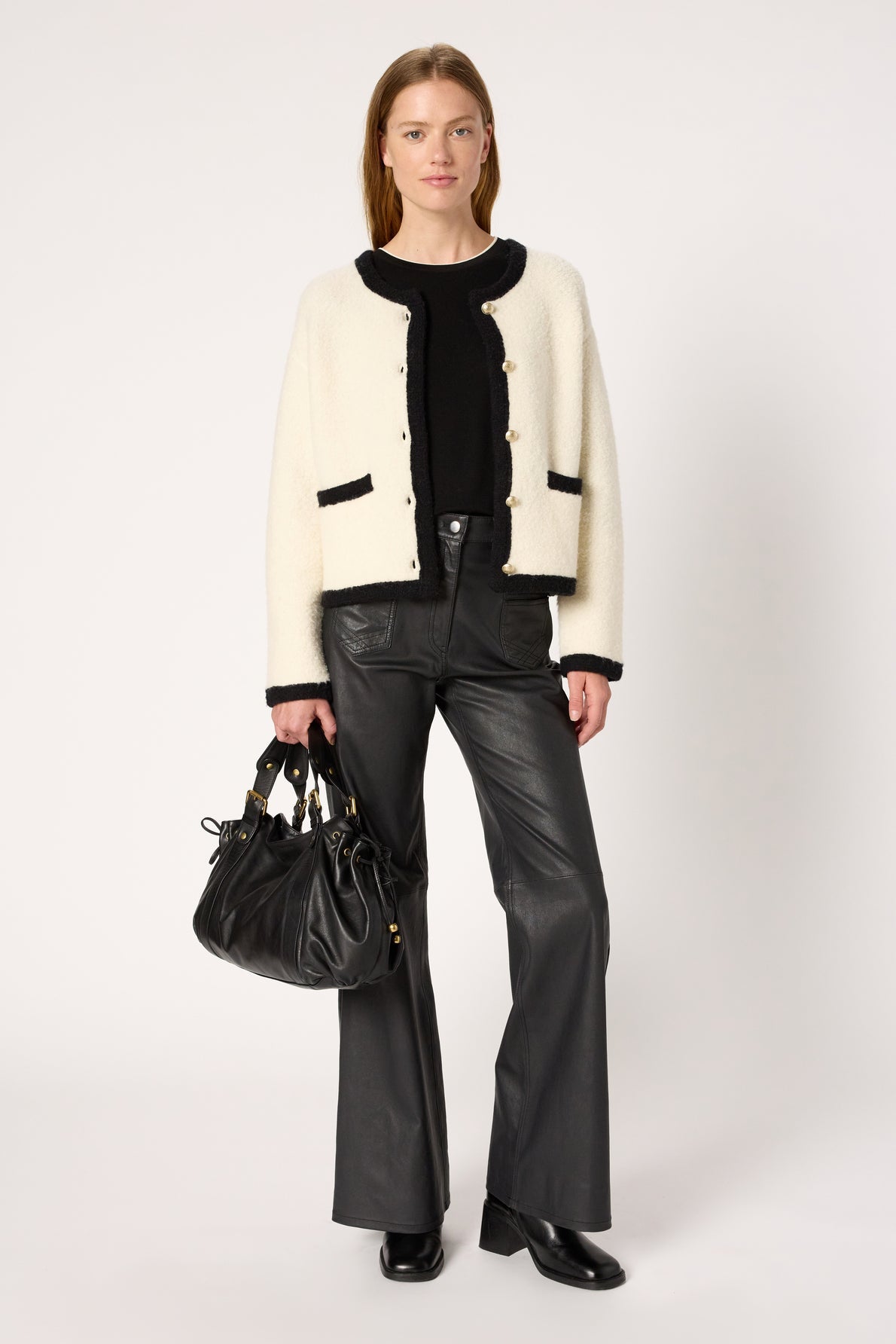 Pullover/vest Ewa Dcu37c247 Ecru