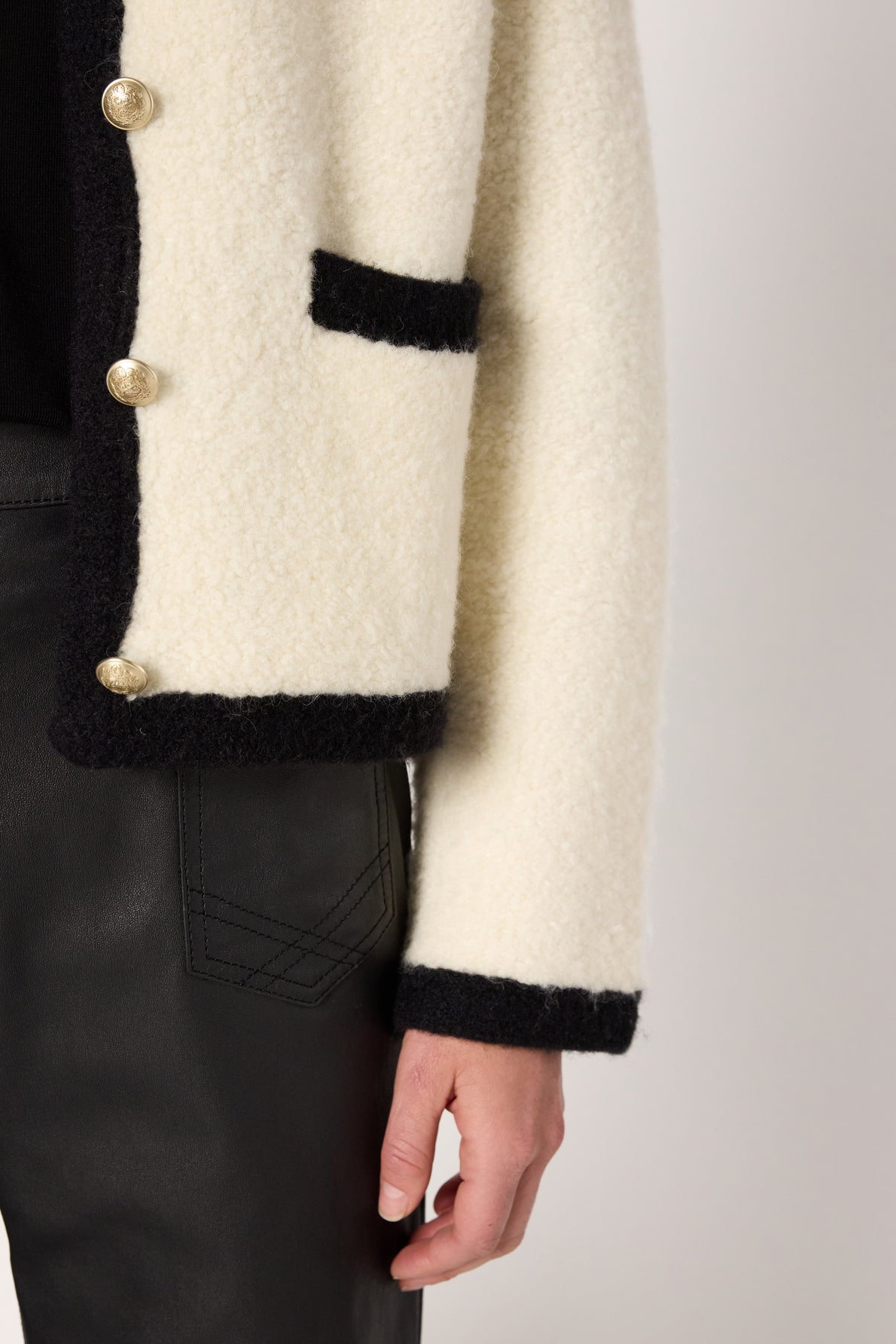 Pullover/vest Ewa Dcu37c247 Ecru