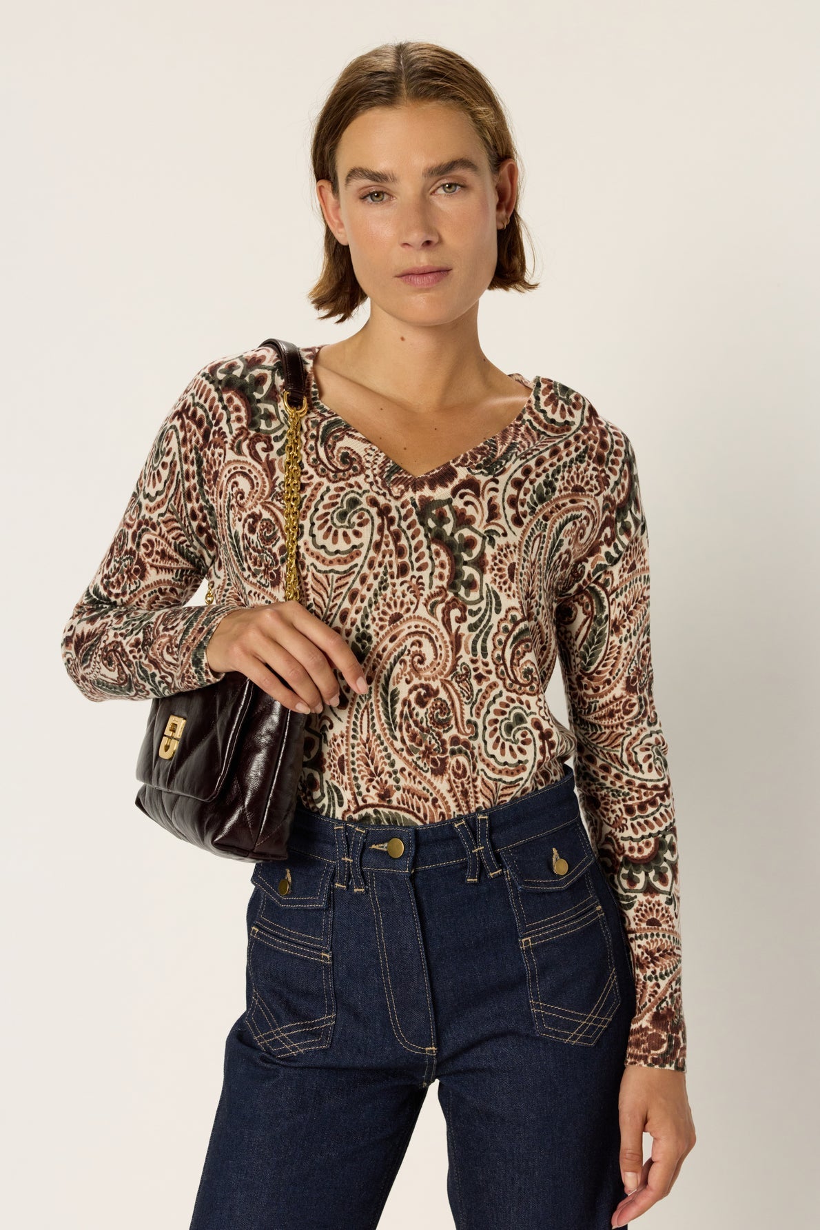 Pullover/vest Emme Dcu83c221 Natural