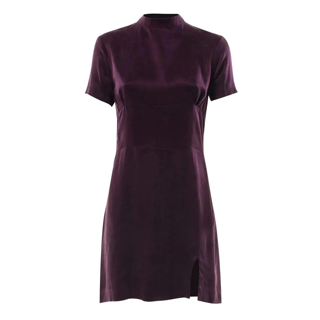 Grace Mini Dress - Plum