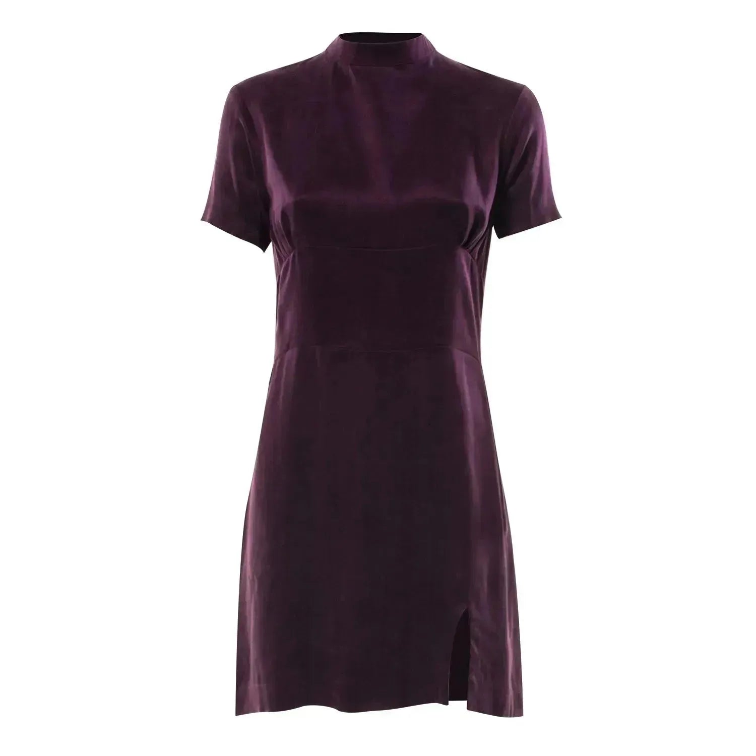 Grace Mini Dress - Plum