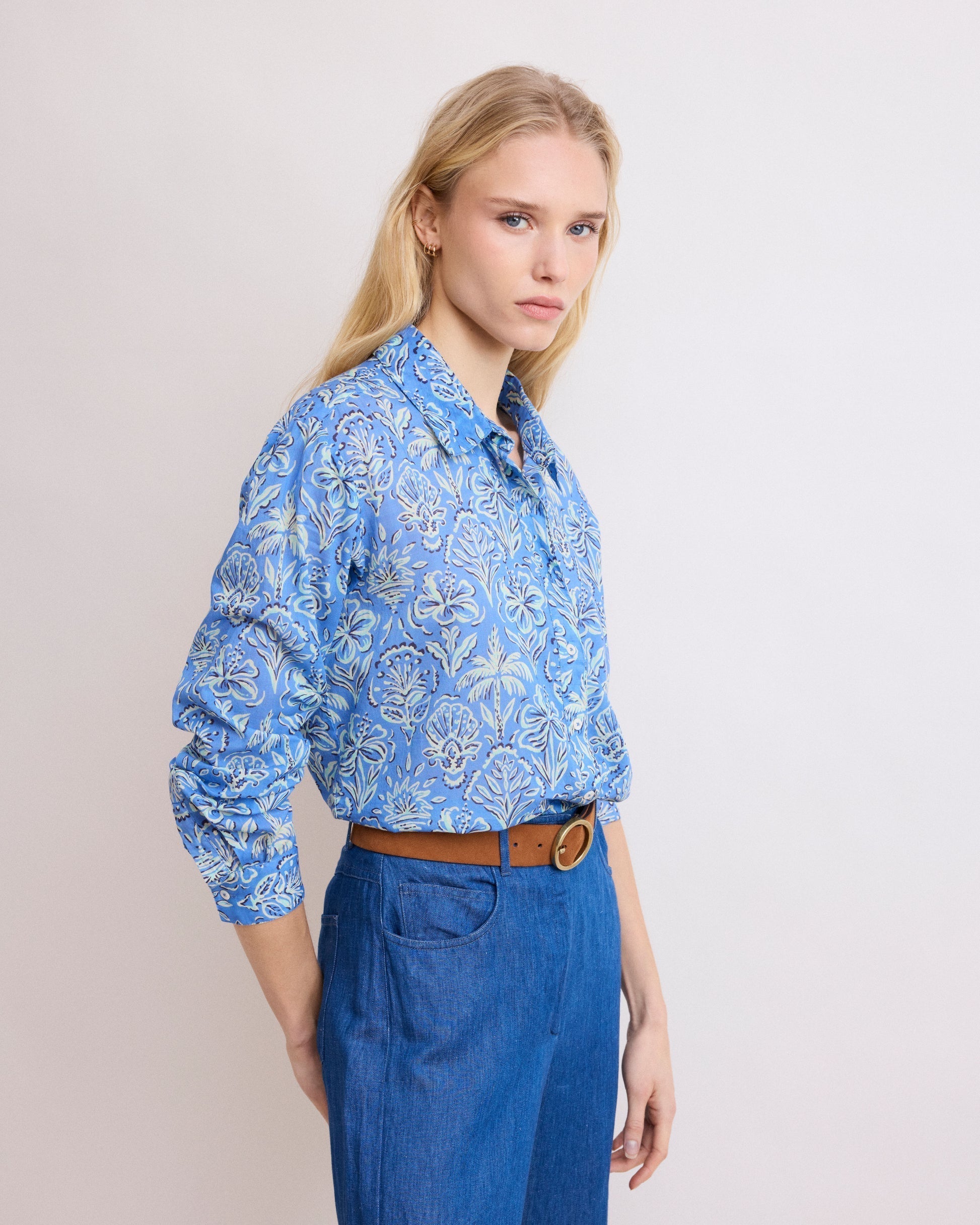 Shirt Bdcw552 Caro Bdcw552 01-Blue