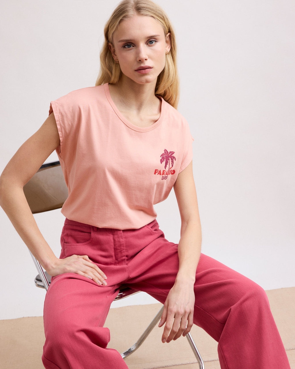 Tshirt Bdql510 Teraiso Bdql510 02-Peach