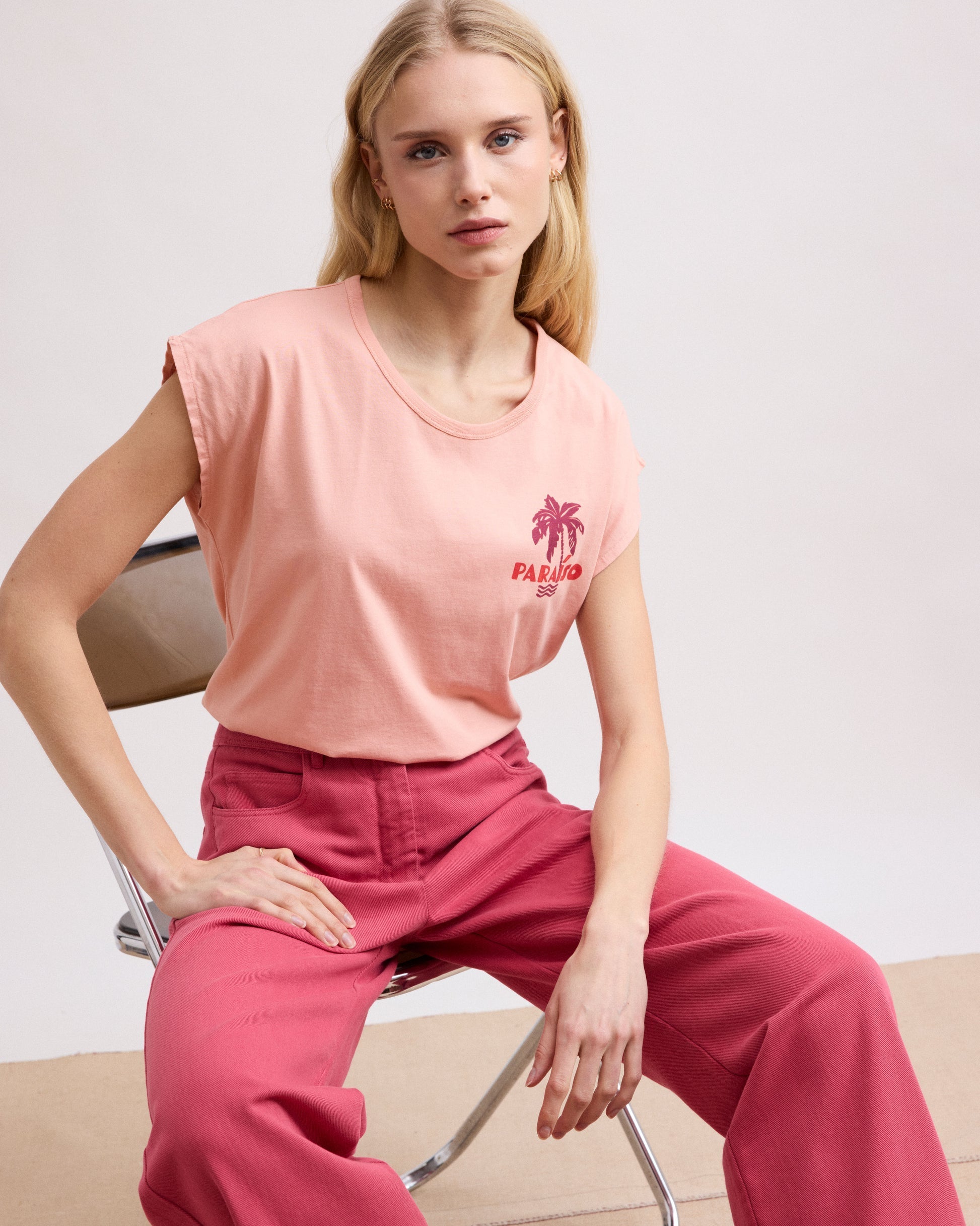 Tshirt Bdql510 Teraiso Bdql510 02-Peach