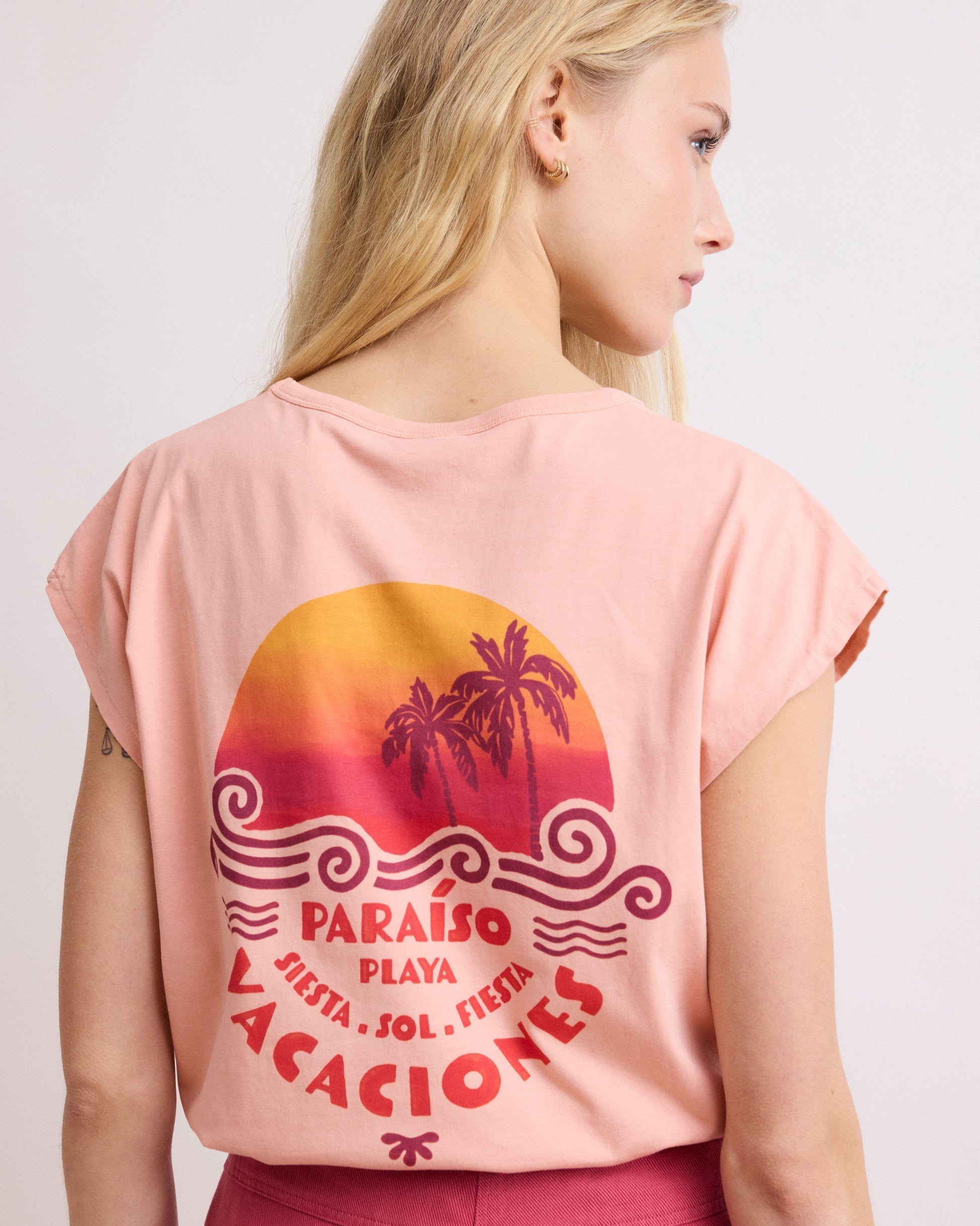 Tshirt Bdql510 Teraiso Bdql510 02-Peach