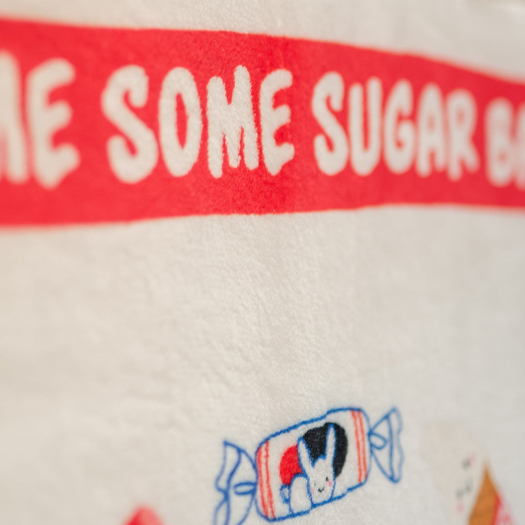 Fleece Milestone Blanket for Baby Photography - Gimme Some Sugar Baby