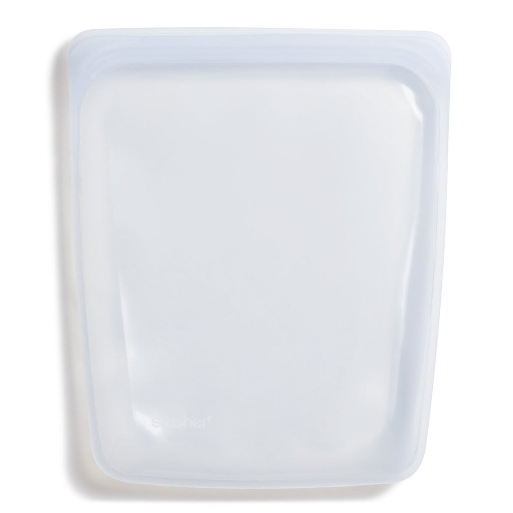 Reusable Silicone Half Gallon Bag (Clear)