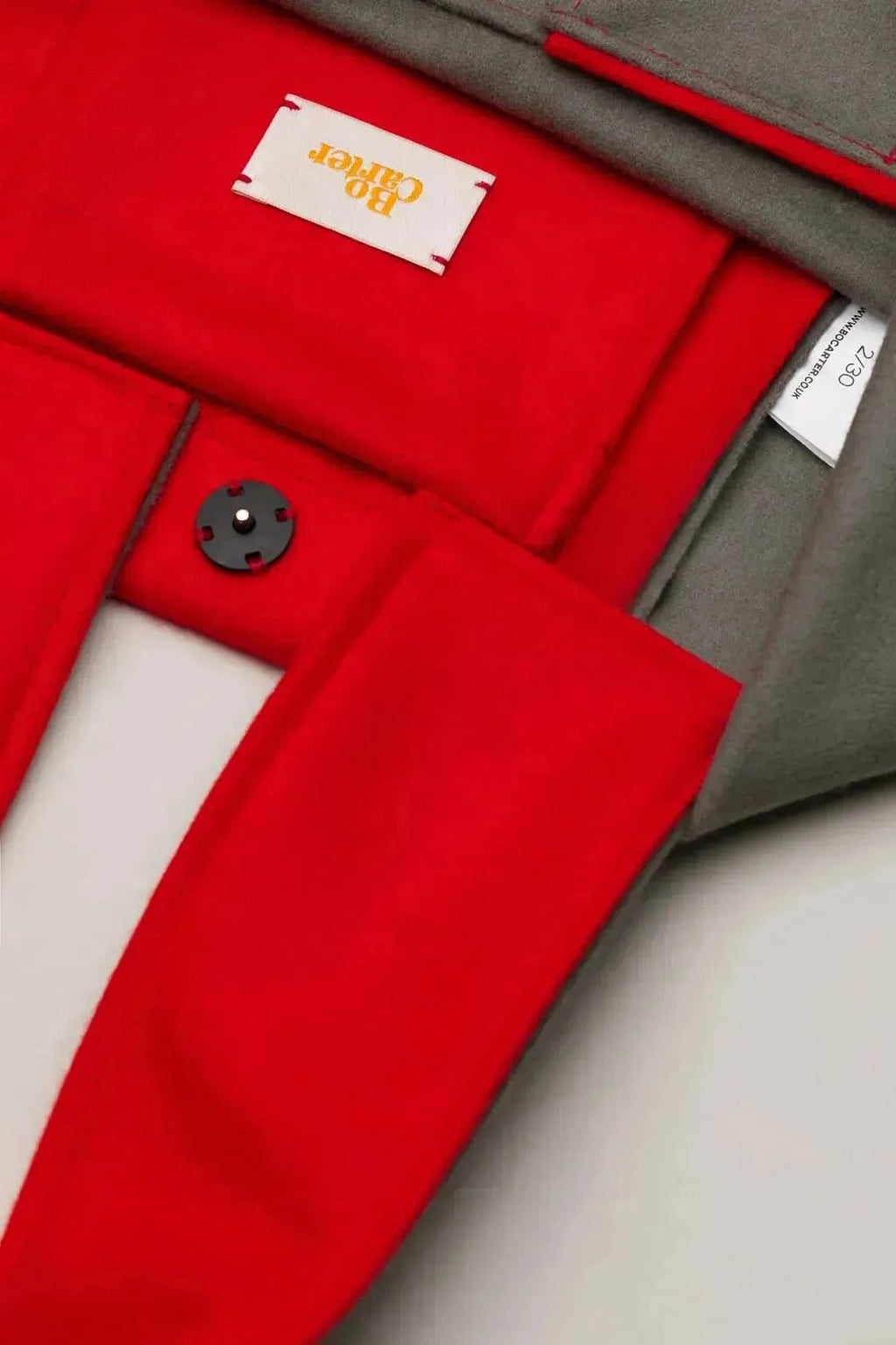 Helianthus Bag (Red & Grey)