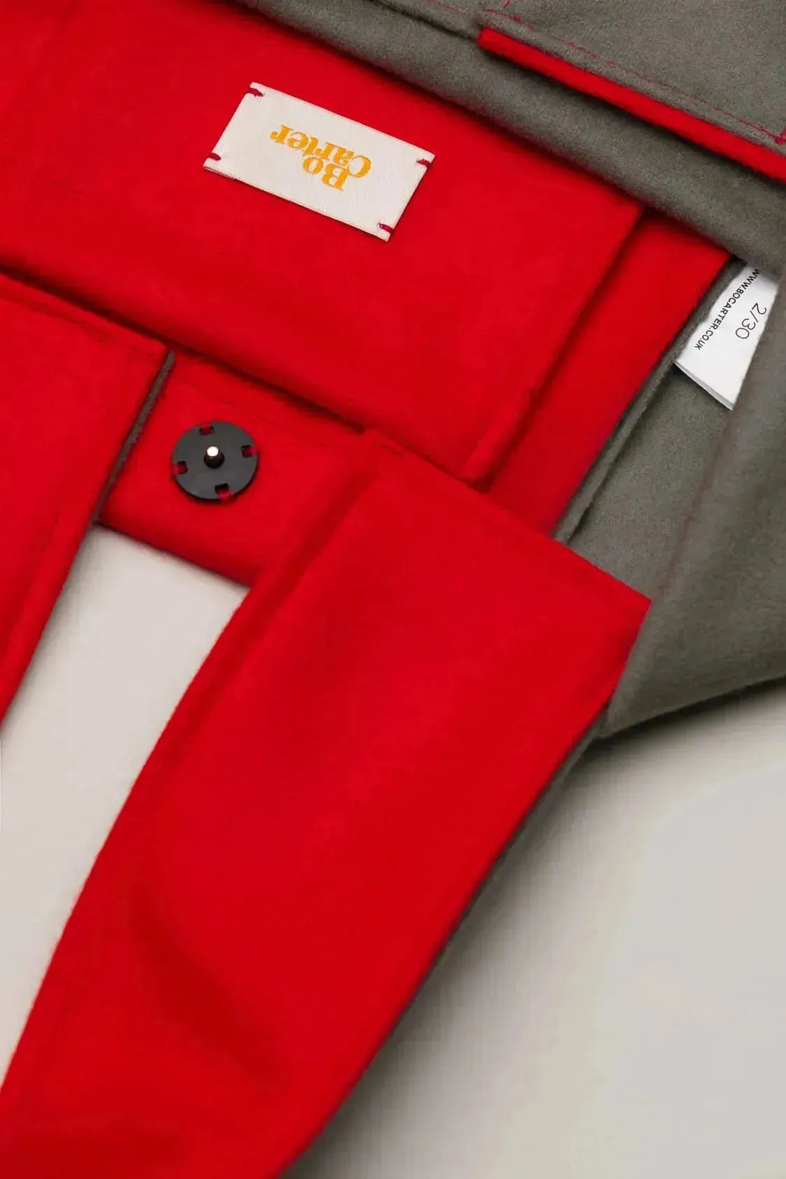 Helianthus Bag (Red & Grey)