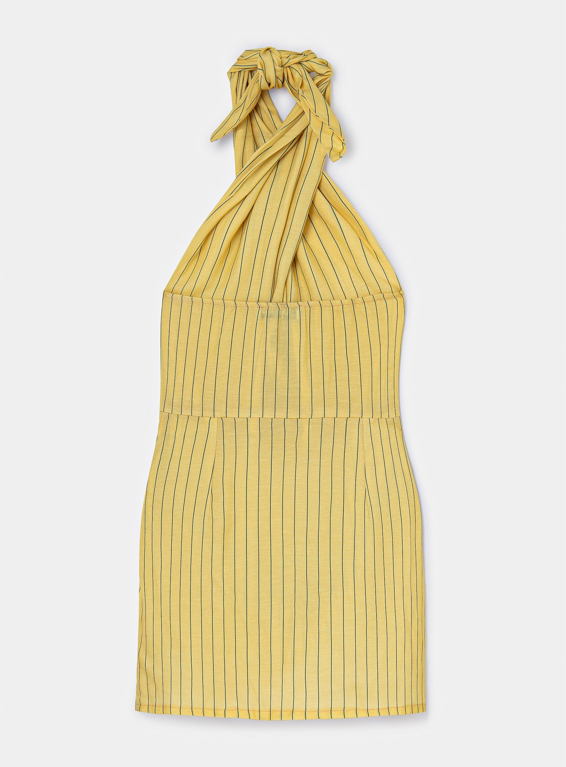 AMAZONA YELLOW SHORT DRESS