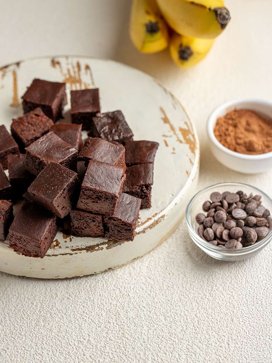 Velvety Banana Chocolate Brownie (set of 2) (V/GF/GRAIN FREE)