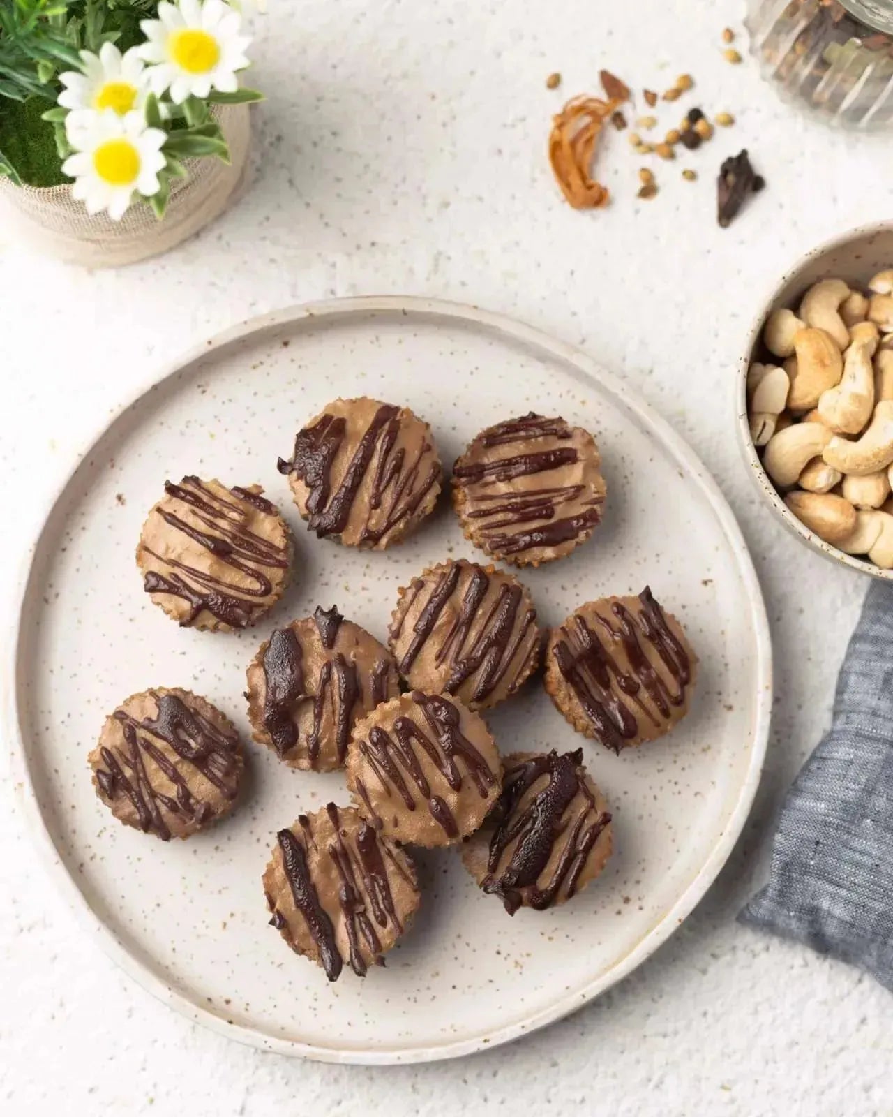 Masala Chai Cheesecake Bites (Set of 24) (GF)