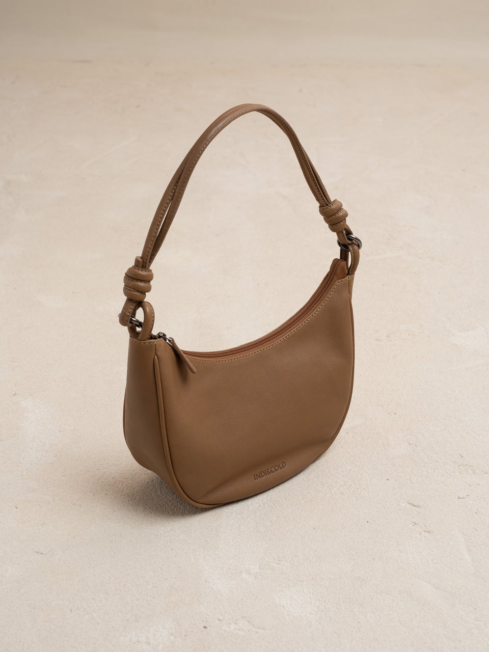 Half Moon Leather Ba Kc731 Marron