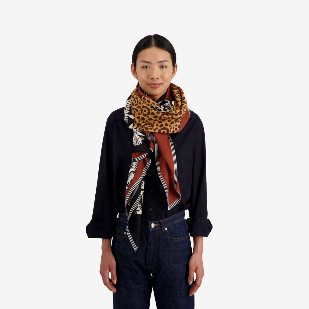 Scarf Et19my47 Terracotta