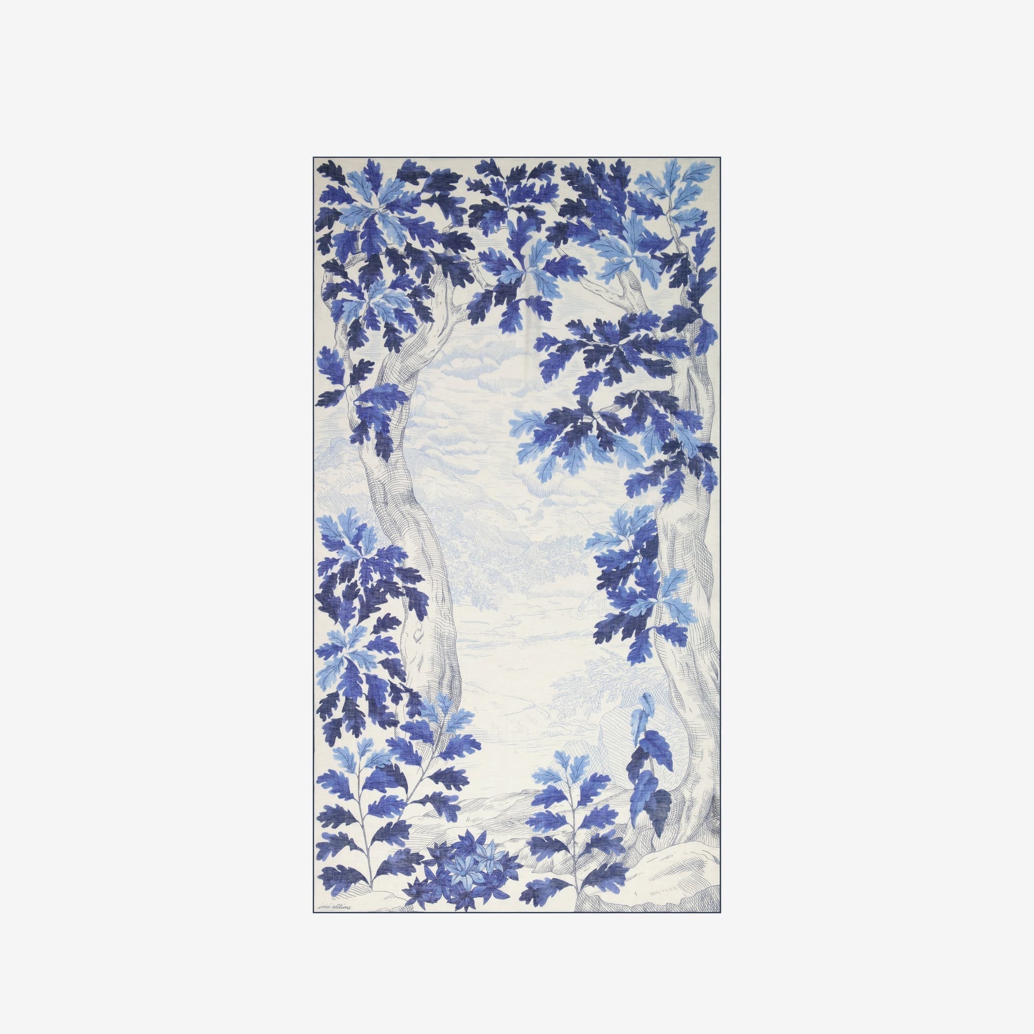 Scarf Et211am04 Blue