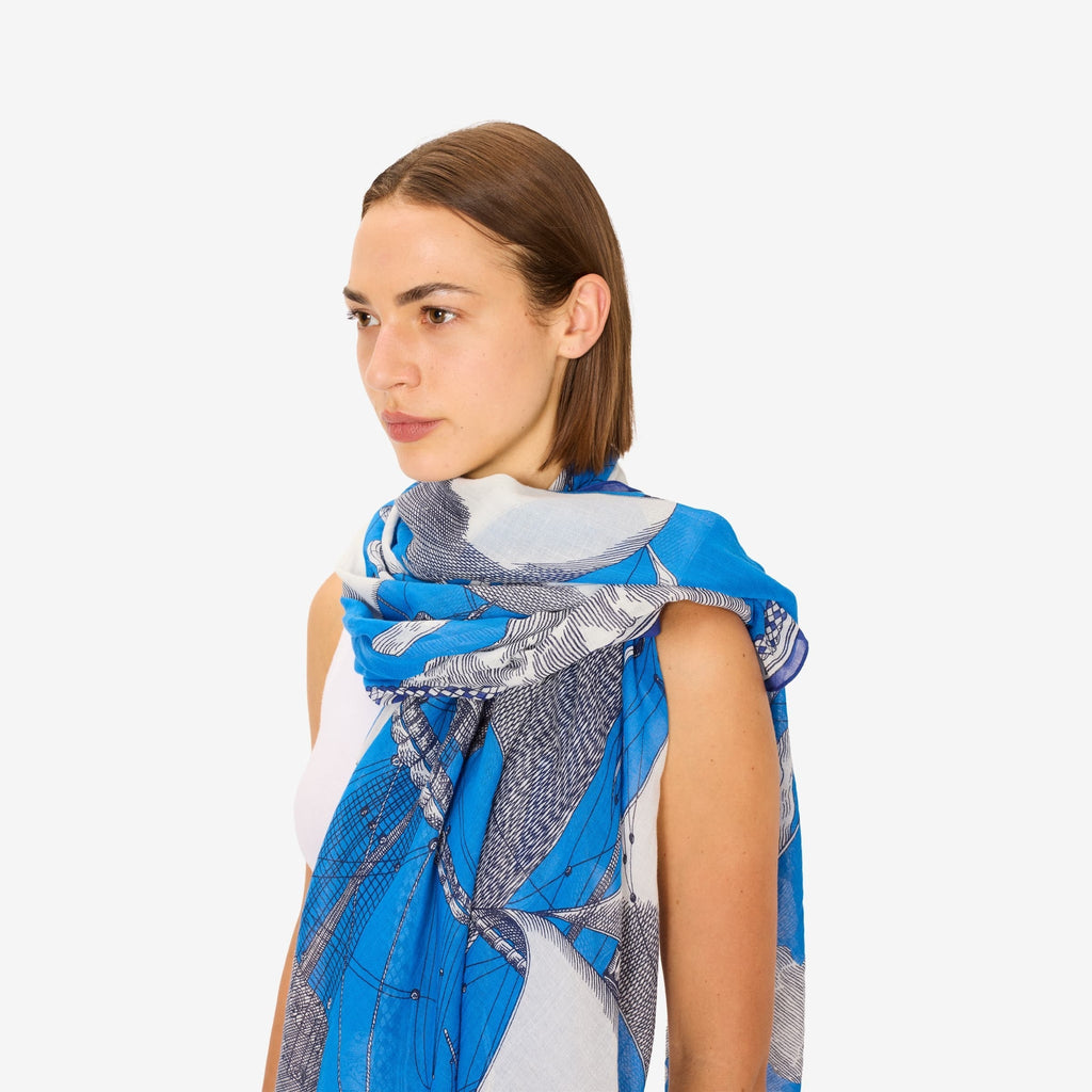 Scarf Et211de04 Blue