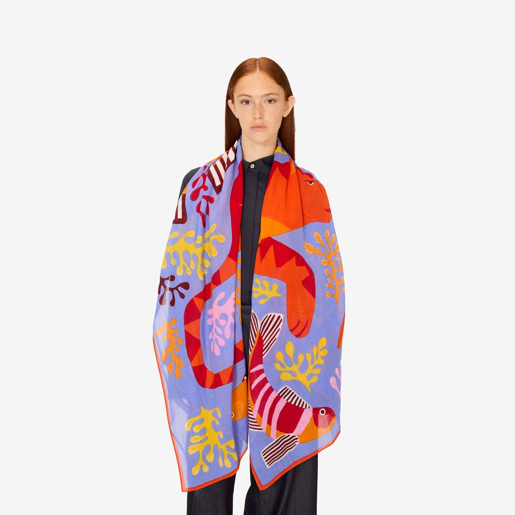 Scarf Et211sp05 Purple