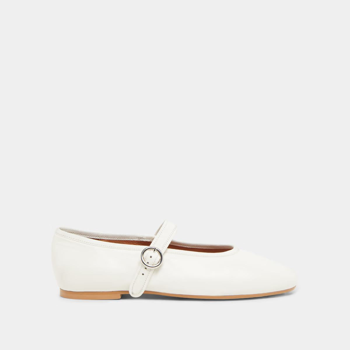 Ballerina Deesse Cuir Ecru