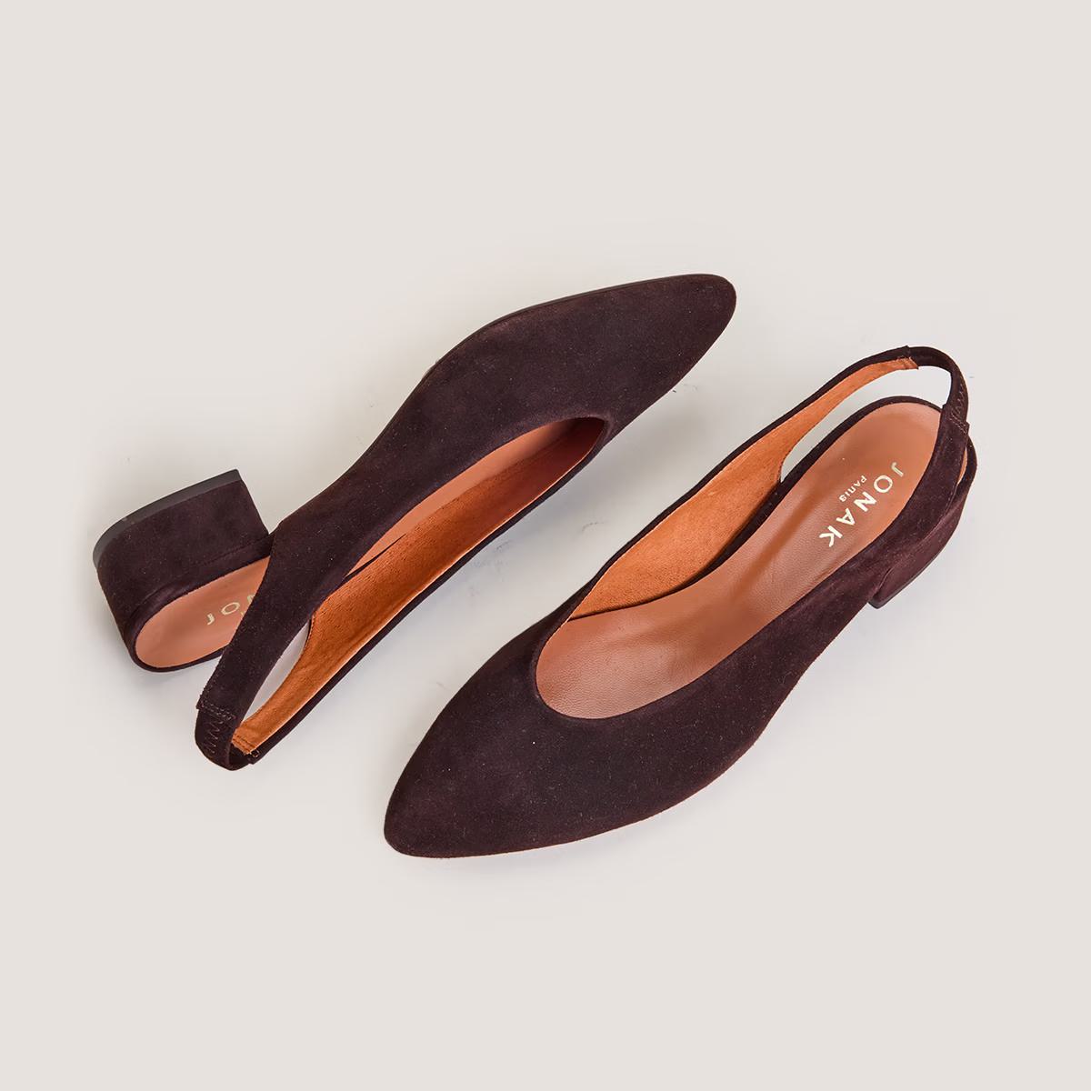 088- Vince Velours Marron-Fonce