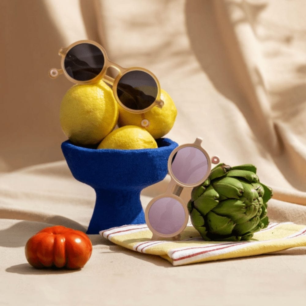 Kids Round Sunglasses - Shell Pink